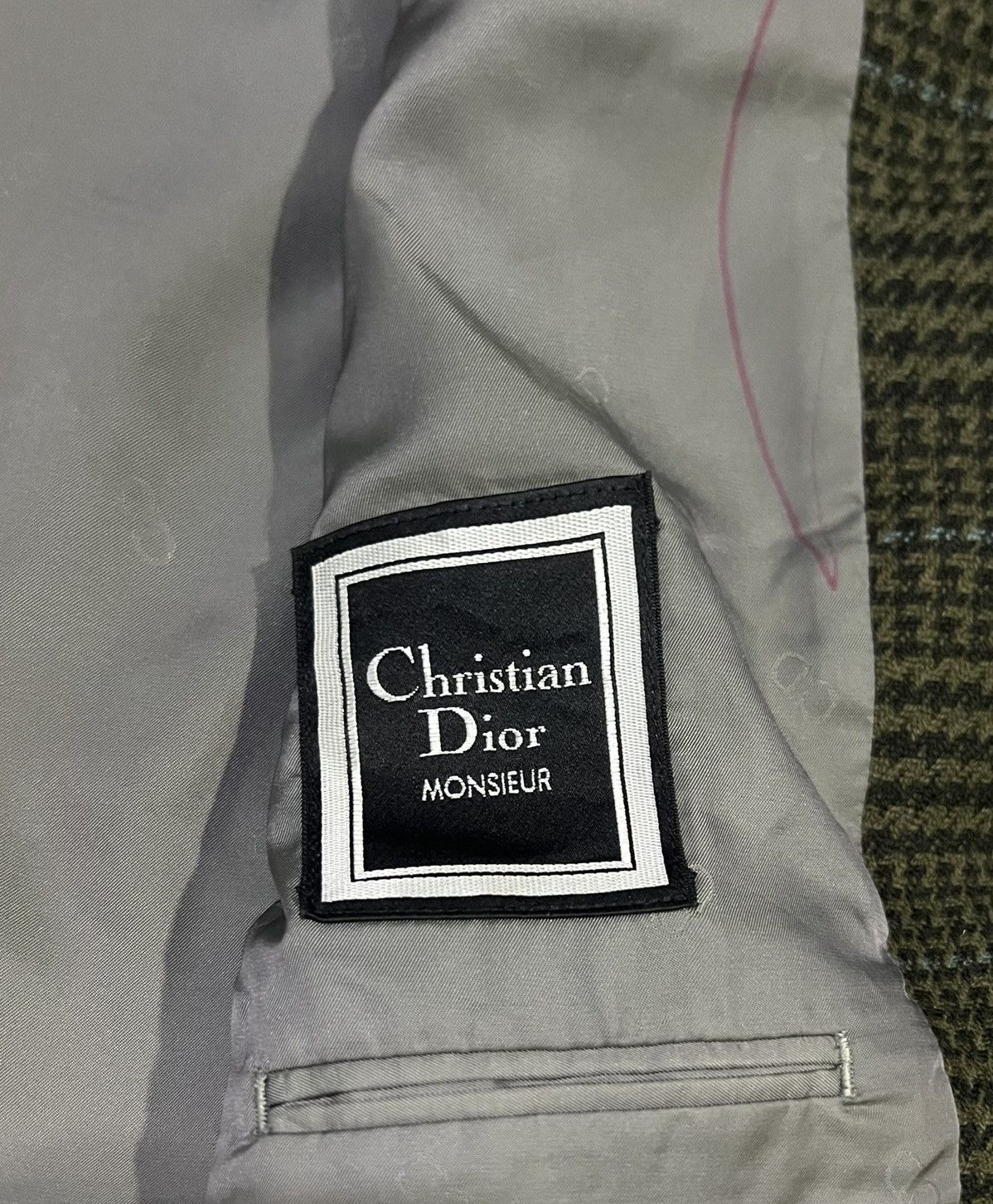 Christian Dior Monsieur 🔥NEED GONE🔥 CHRISTIAN DIOR MONSIEUR SUIT TWEED WOOL MONOGRAM Size US L / EU 52-54 / 3 - 19 Thumbnail