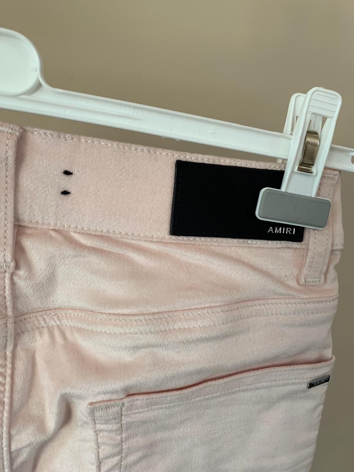 Amiri o1rshd Velour Skinny Stack Pants Size US 28 / EU 44 - 9 Thumbnail