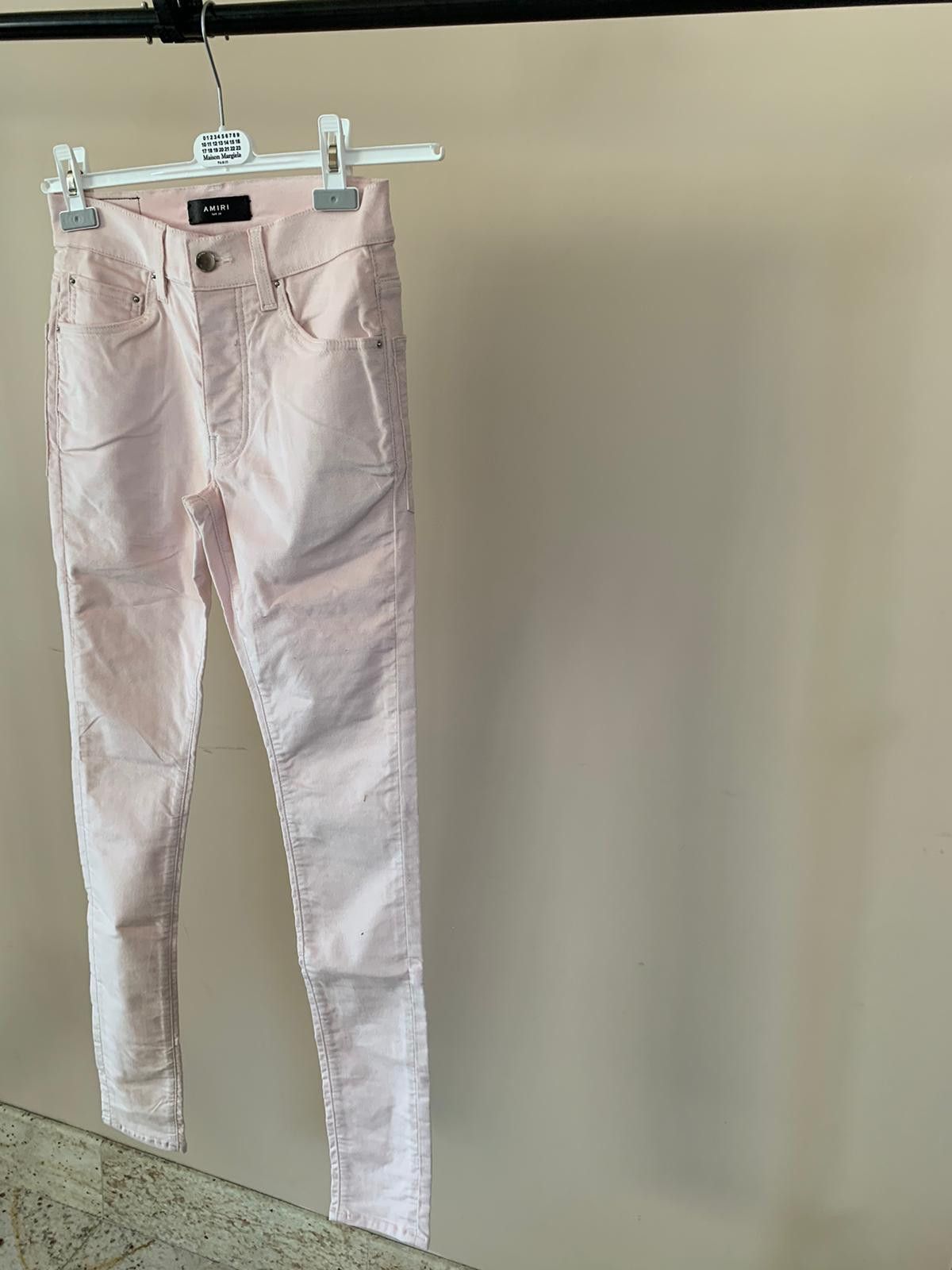 Amiri o1rshd Velour Skinny Stack Pants Size US 28 / EU 44 - 6 Thumbnail