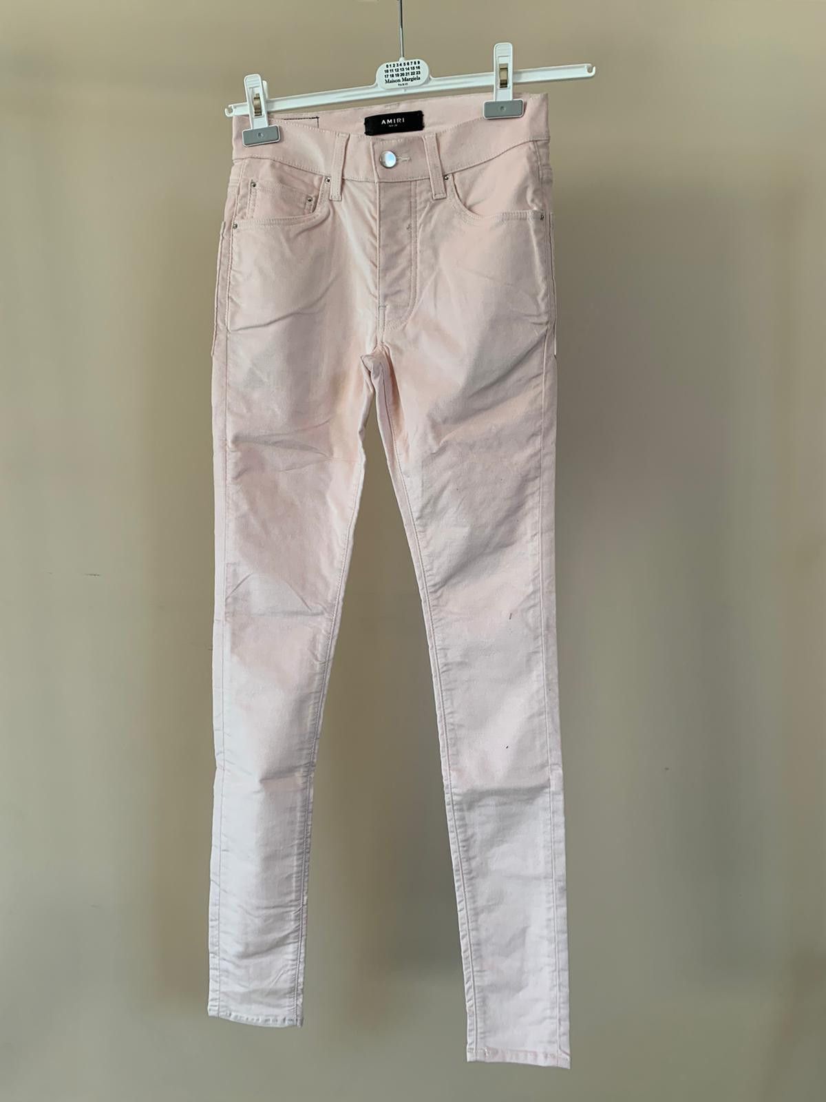 Amiri o1rshd Velour Skinny Stack Pants Size US 28 / EU 44 - 1 Thumbnail