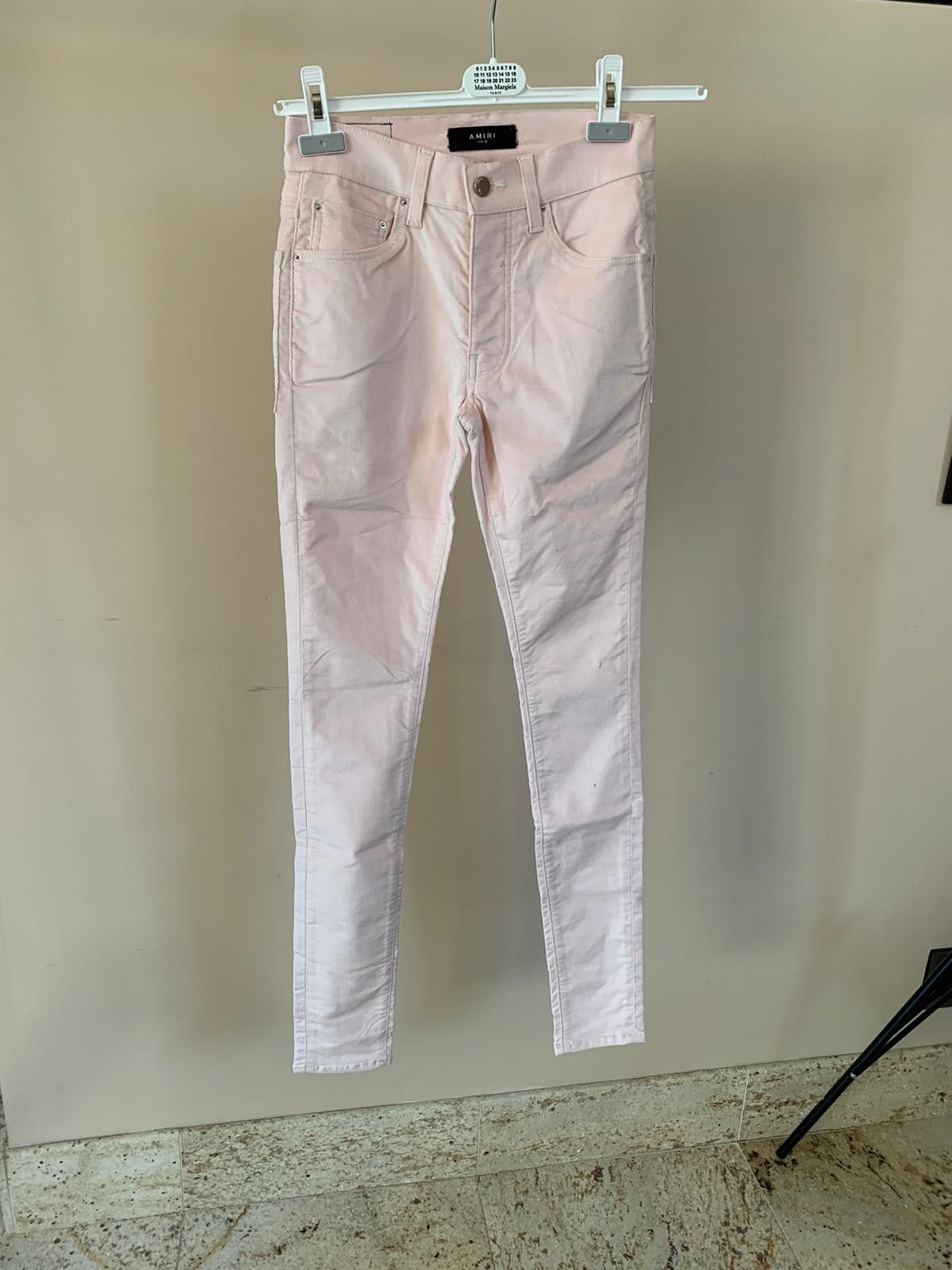 Amiri o1rshd Velour Skinny Stack Pants Size US 28 / EU 44 - 5 Thumbnail