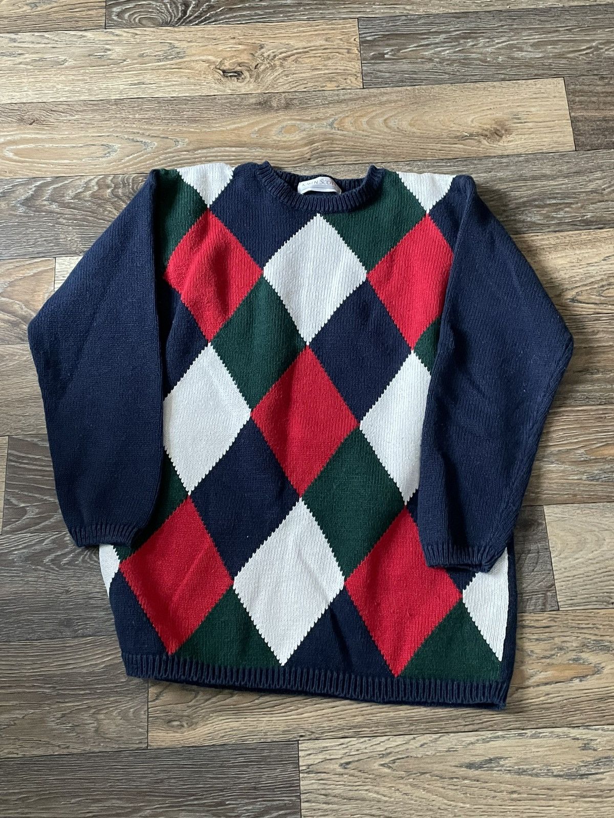 Vintage Vintage Clown Fiesta Knit Sweater Size US M / EU 48-50 / 2 - 1 Thumbnail