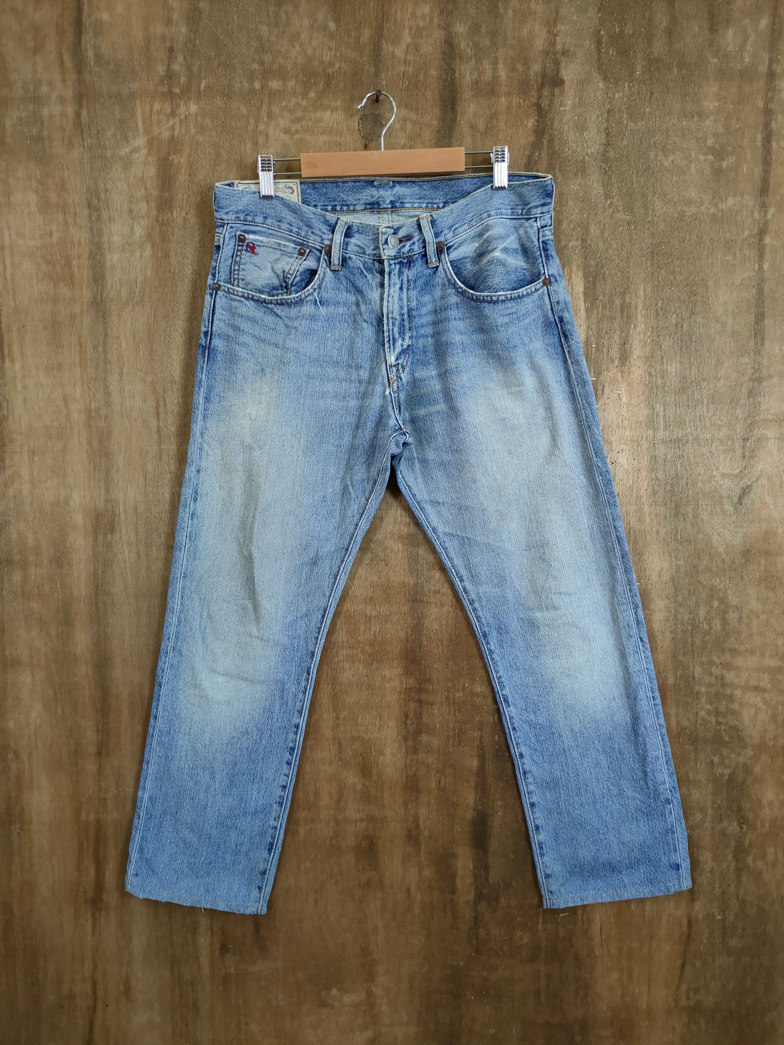Polo Ralph Lauren Polo Ralph Lauren vintage distressed denim pants #46-744 Size US 30 / EU 46 - 1 Thumbnail