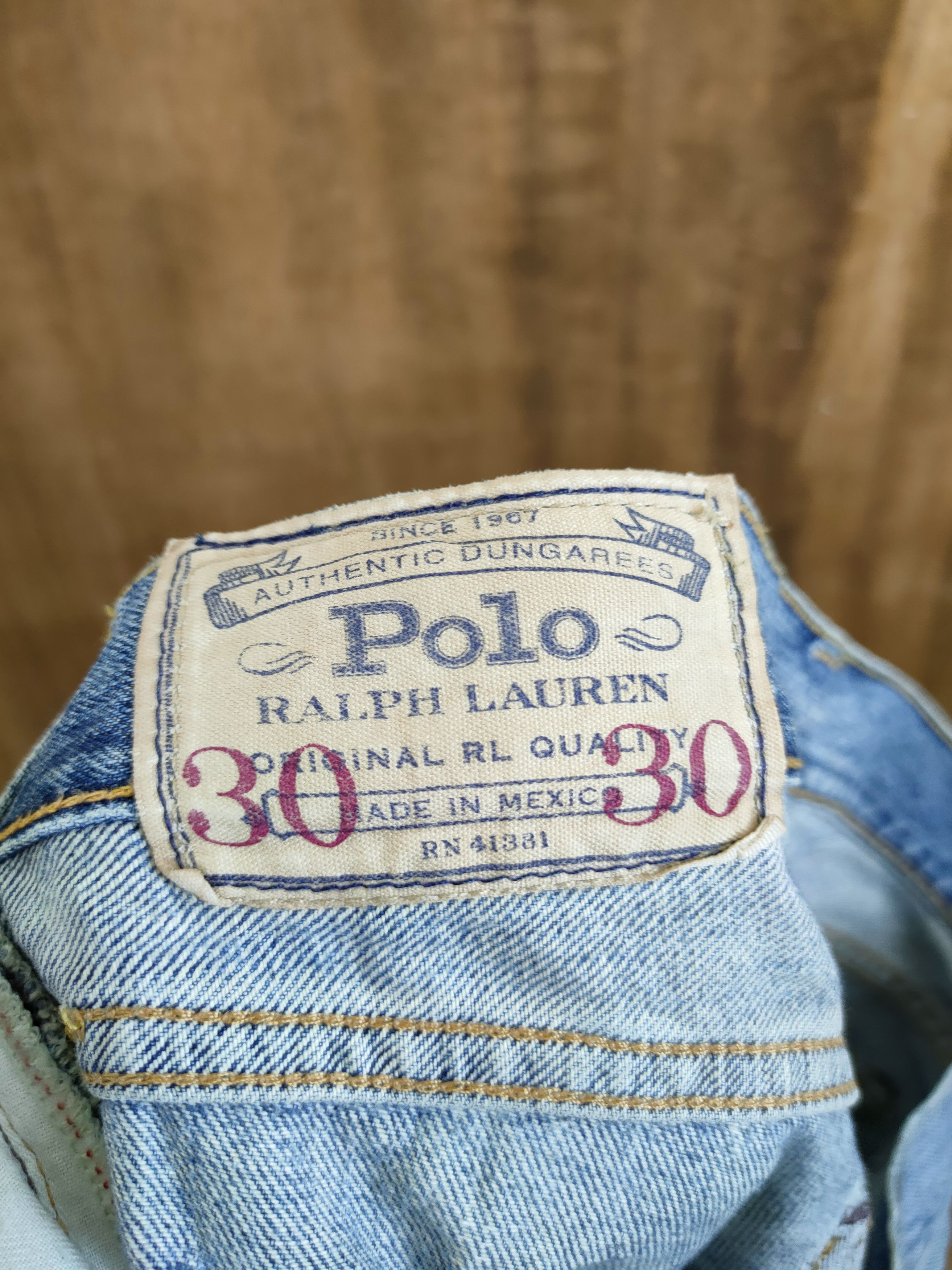 Polo Ralph Lauren Polo Ralph Lauren vintage distressed denim pants #46-744 Size US 30 / EU 46 - 11 Thumbnail