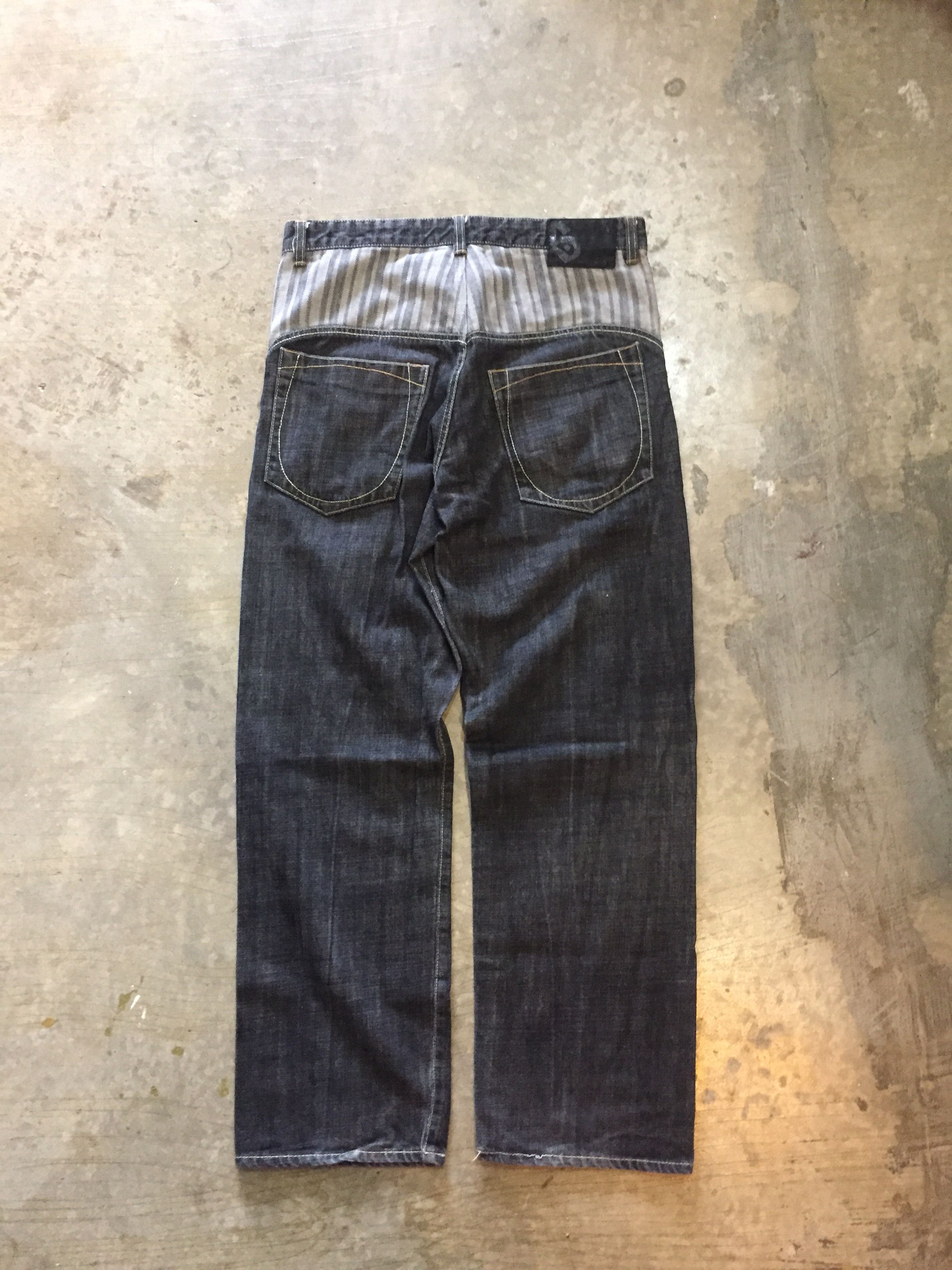 20471120 SCANNER Japan baggy herringbone hybrid pants Size US 32 / EU 48 - 7 Thumbnail