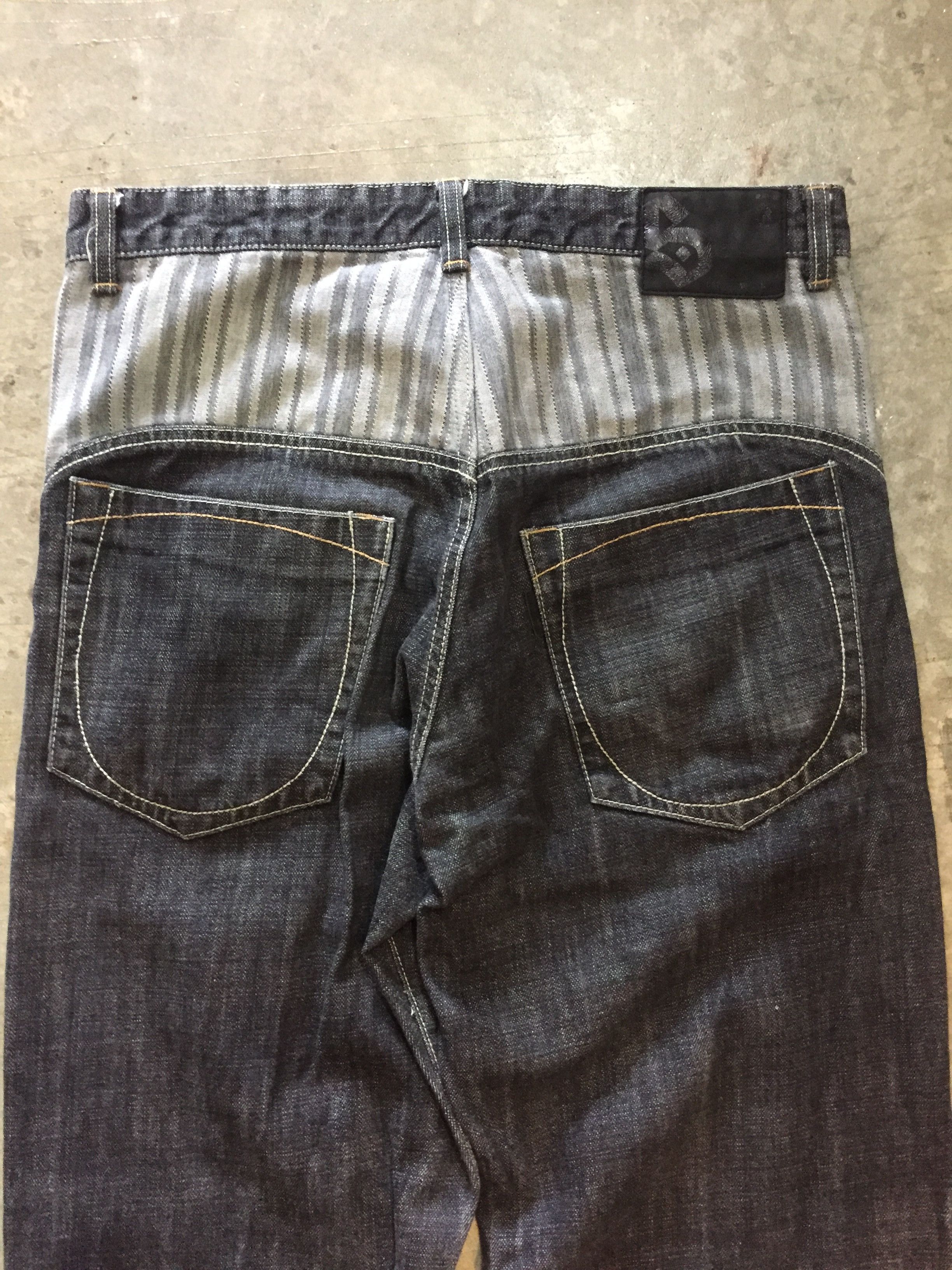 20471120 SCANNER Japan baggy herringbone hybrid pants Size US 32 / EU 48 - 8 Thumbnail