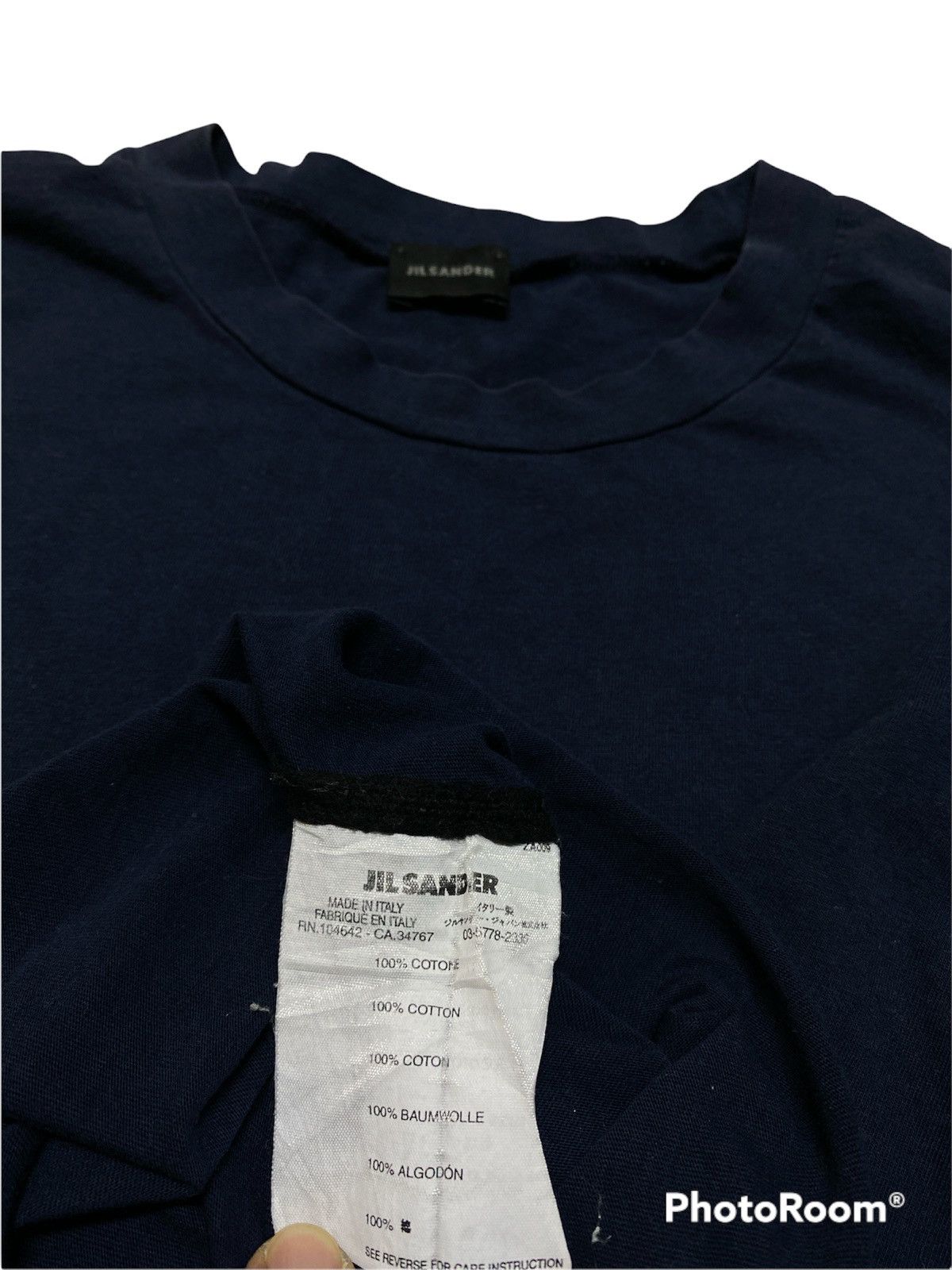 Jil Sander Jill Sander Plain Long Sleeve Tshirt Size US L / EU 52-54 / 3 - 3 Thumbnail