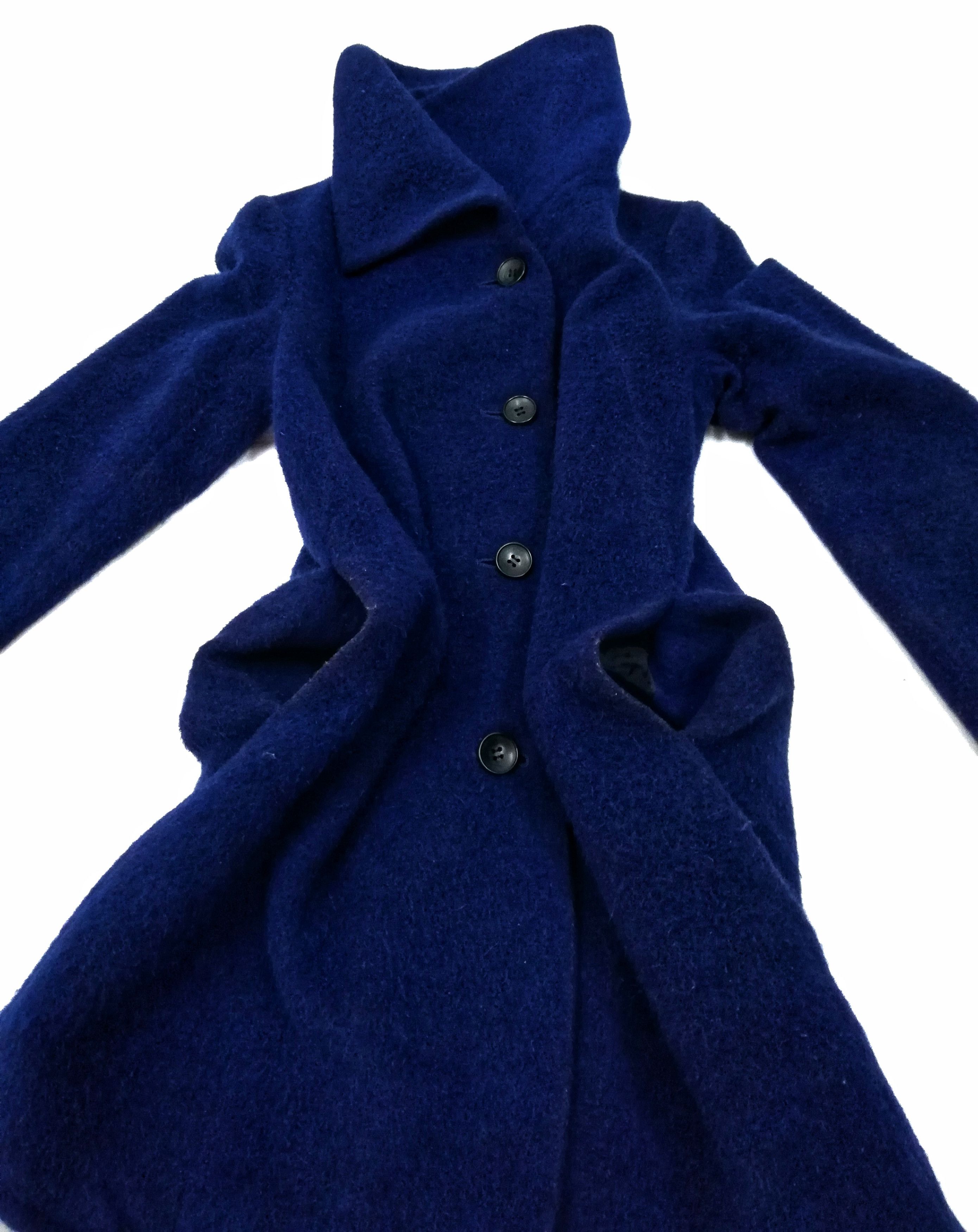 Designer × Japanese Brand 🔥VINTAGE BEAMS HEART BUTTON UP BLUE WOMEN LONG JACKET🔥 Size S / US 4 / IT 40 - 11 Thumbnail