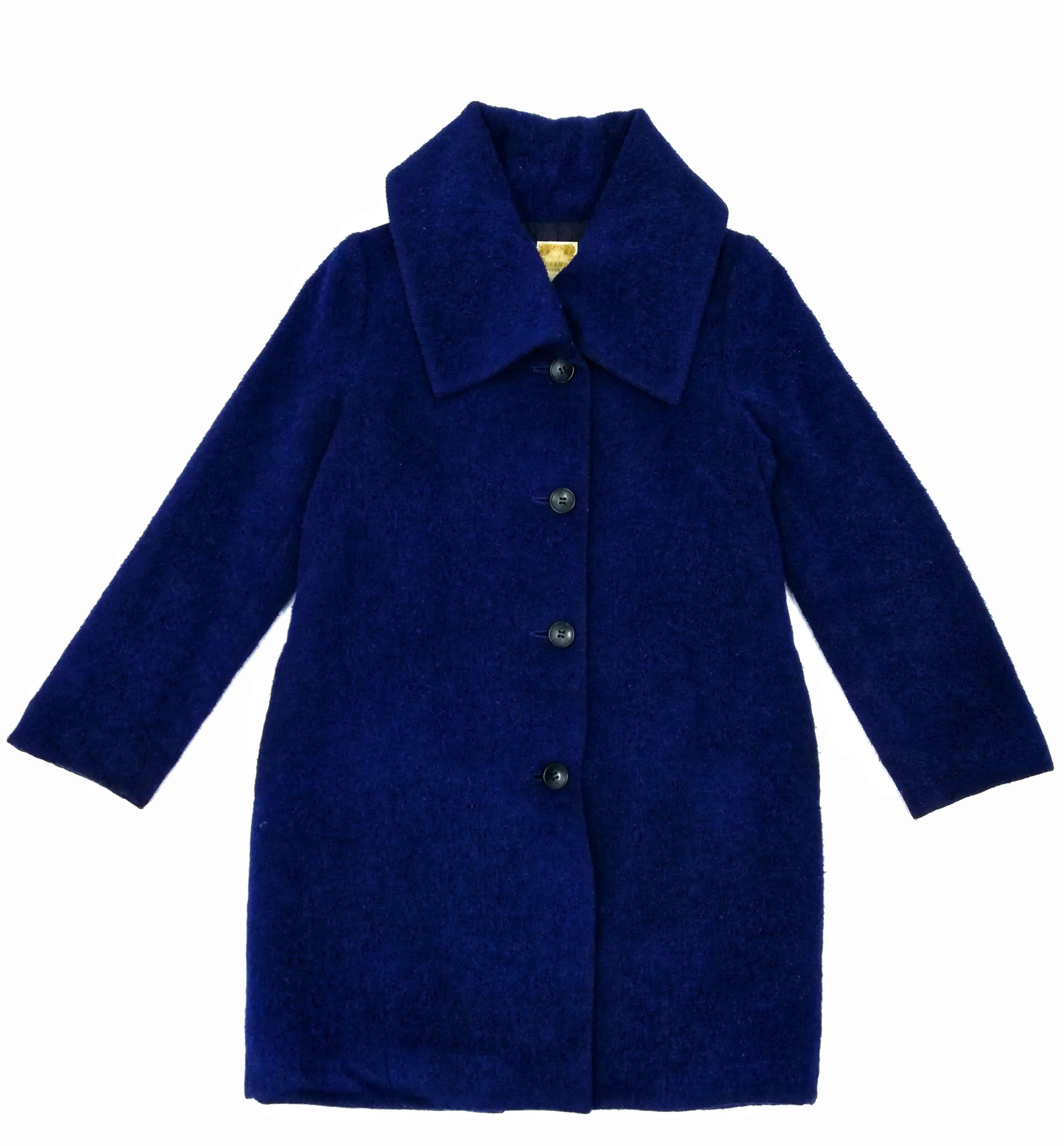 Designer × Japanese Brand 🔥VINTAGE BEAMS HEART BUTTON UP BLUE WOMEN LONG JACKET🔥 Size S / US 4 / IT 40 - 4 Thumbnail