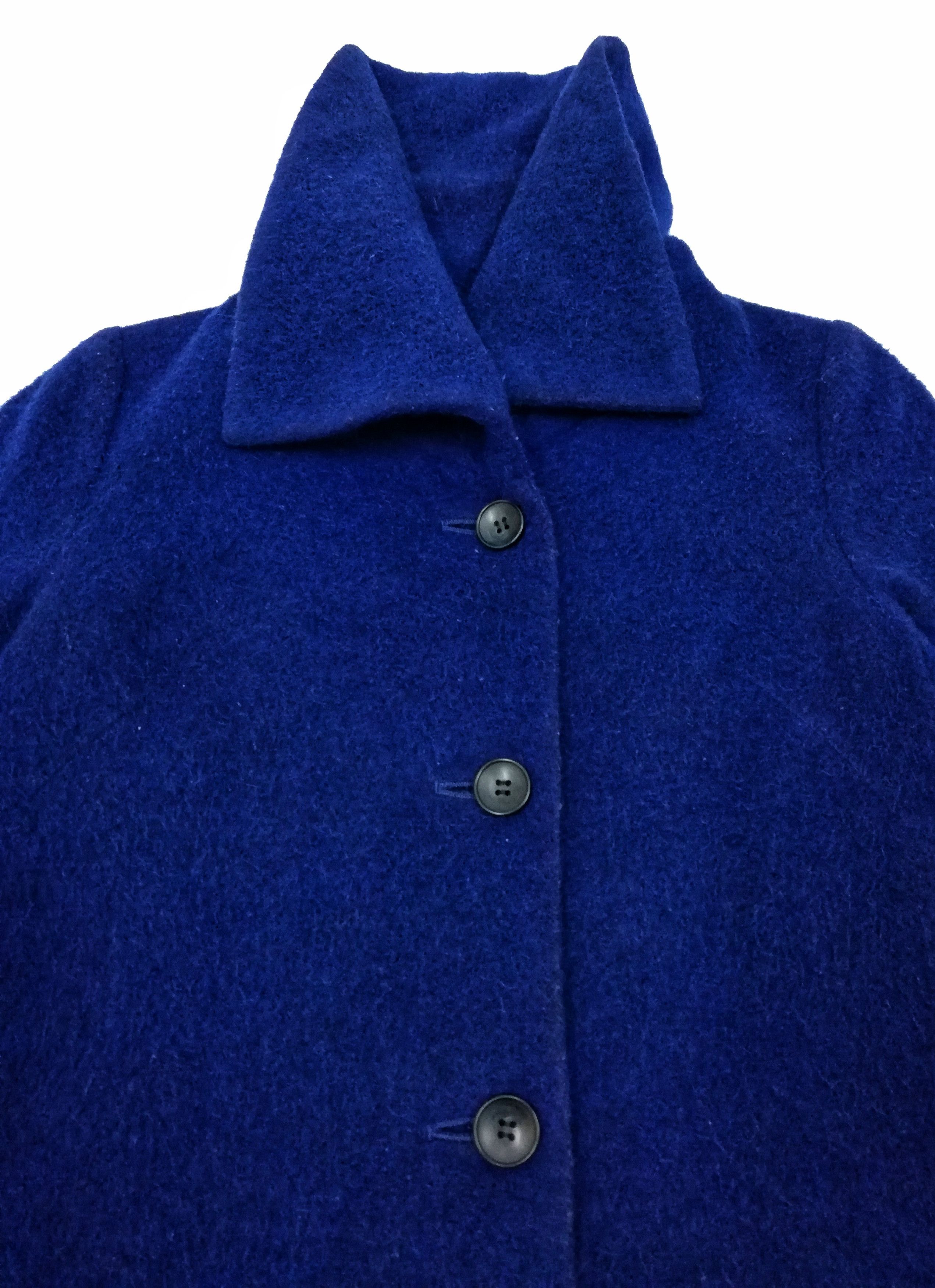 Designer × Japanese Brand 🔥VINTAGE BEAMS HEART BUTTON UP BLUE WOMEN LONG JACKET🔥 Size S / US 4 / IT 40 - 3 Thumbnail