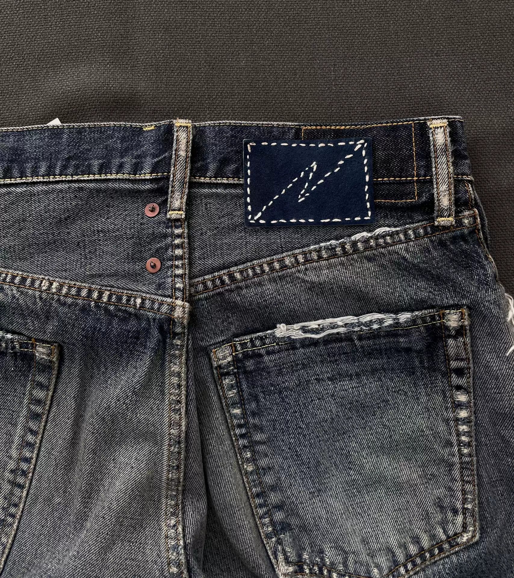 VISVIM SS JOURNEYMAN PANTS TACKED CRASH 21AW