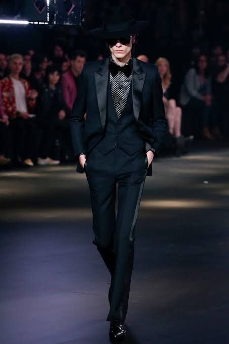 Hedi Slimane × Saint Laurent Paris Saint Laurent Fall 2016 Rabbit Wool Fedora Hat Size ONE SIZE - 4 Thumbnail