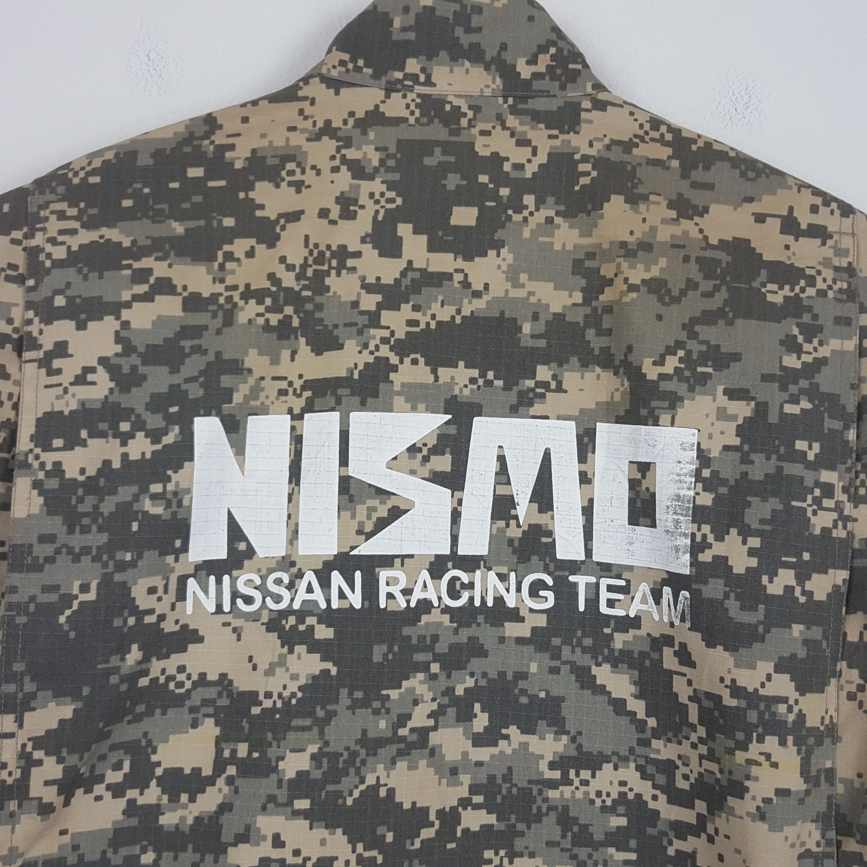 Japanese Brand × Vintage Vintage NISMO NISSAN RACING TEAM custom bombers camo jacket Size US L / EU 52-54 / 3 - 2 Thumbnail