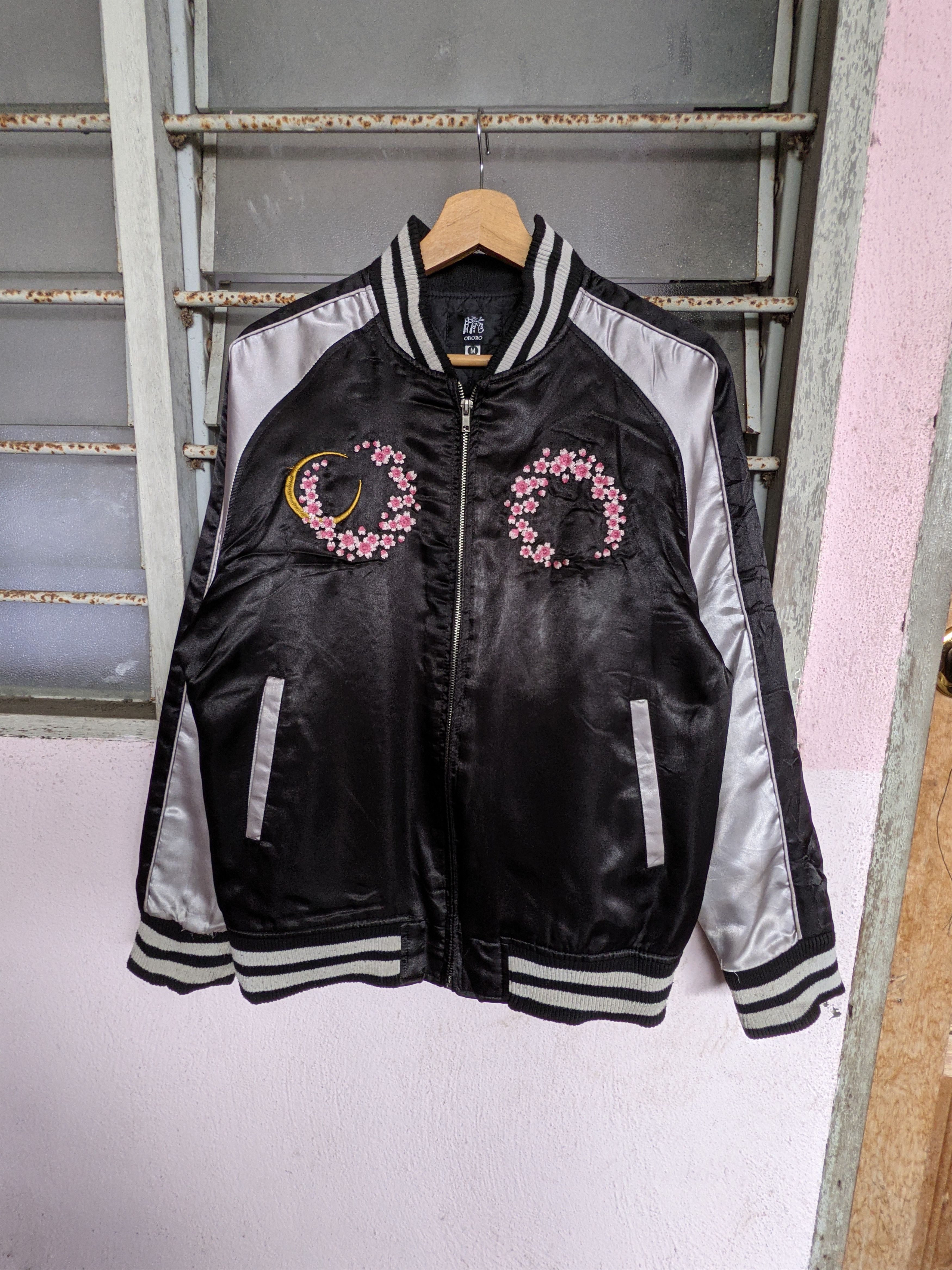 Japanese Brand Japanese Oboro Woven Sakura Satin Jacket Size US M / EU 48-50 / 2 - 4 Thumbnail