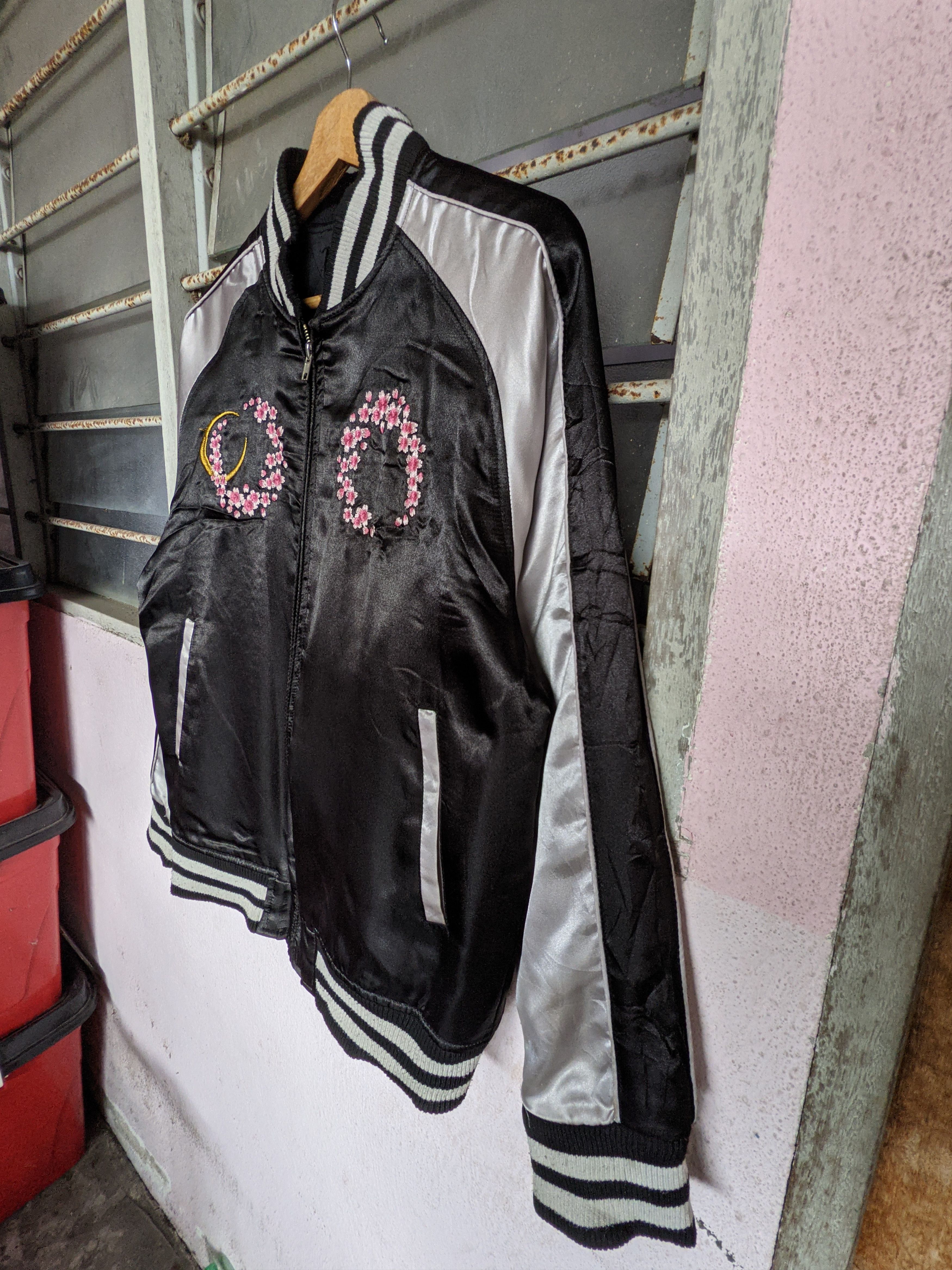 Japanese Brand Japanese Oboro Woven Sakura Satin Jacket Size US M / EU 48-50 / 2 - 3 Thumbnail