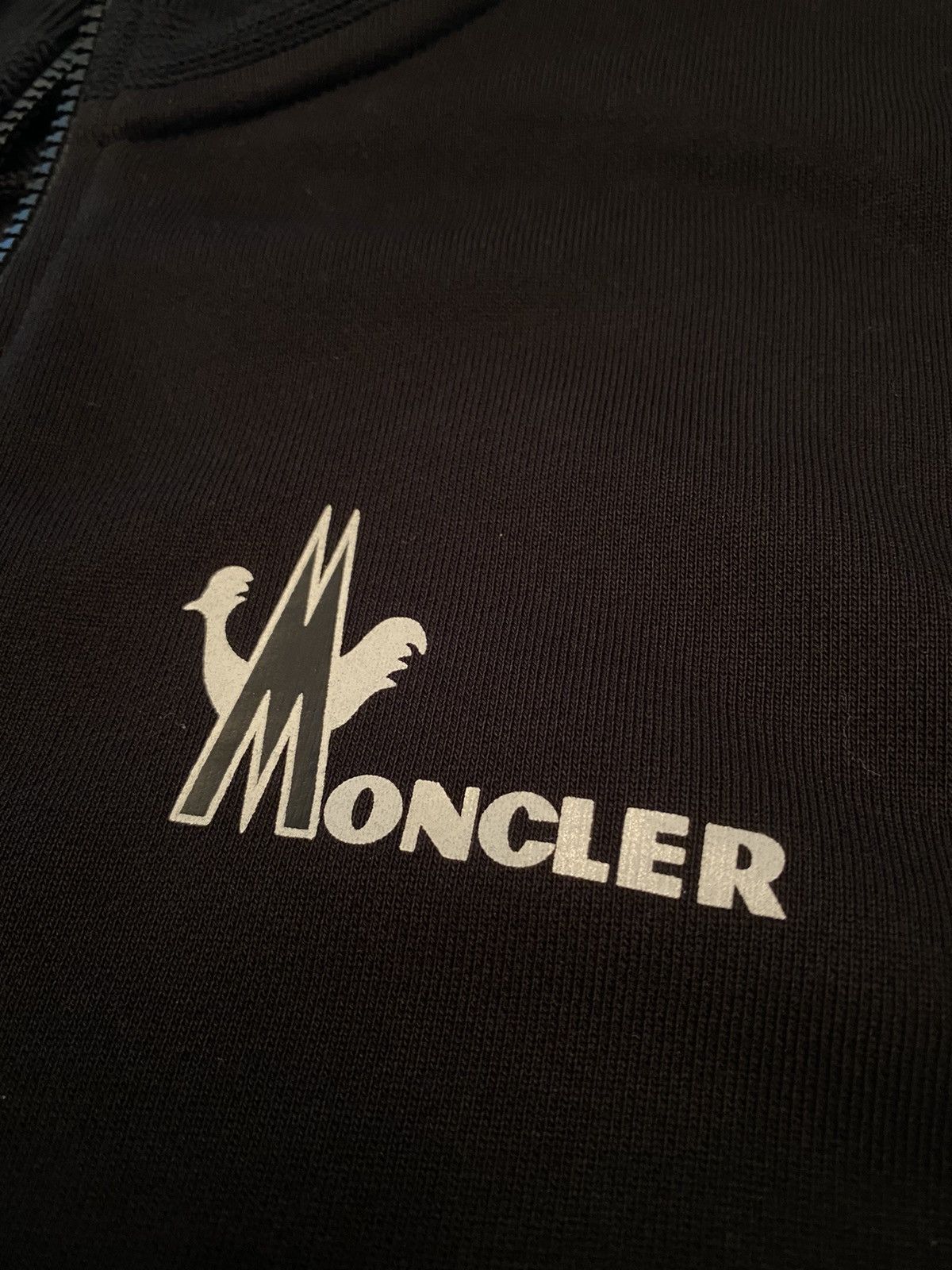 Moncler Moncler Black Maglia Zip-Up Sweater Size US L / EU 52-54 / 3 - 2 Thumbnail