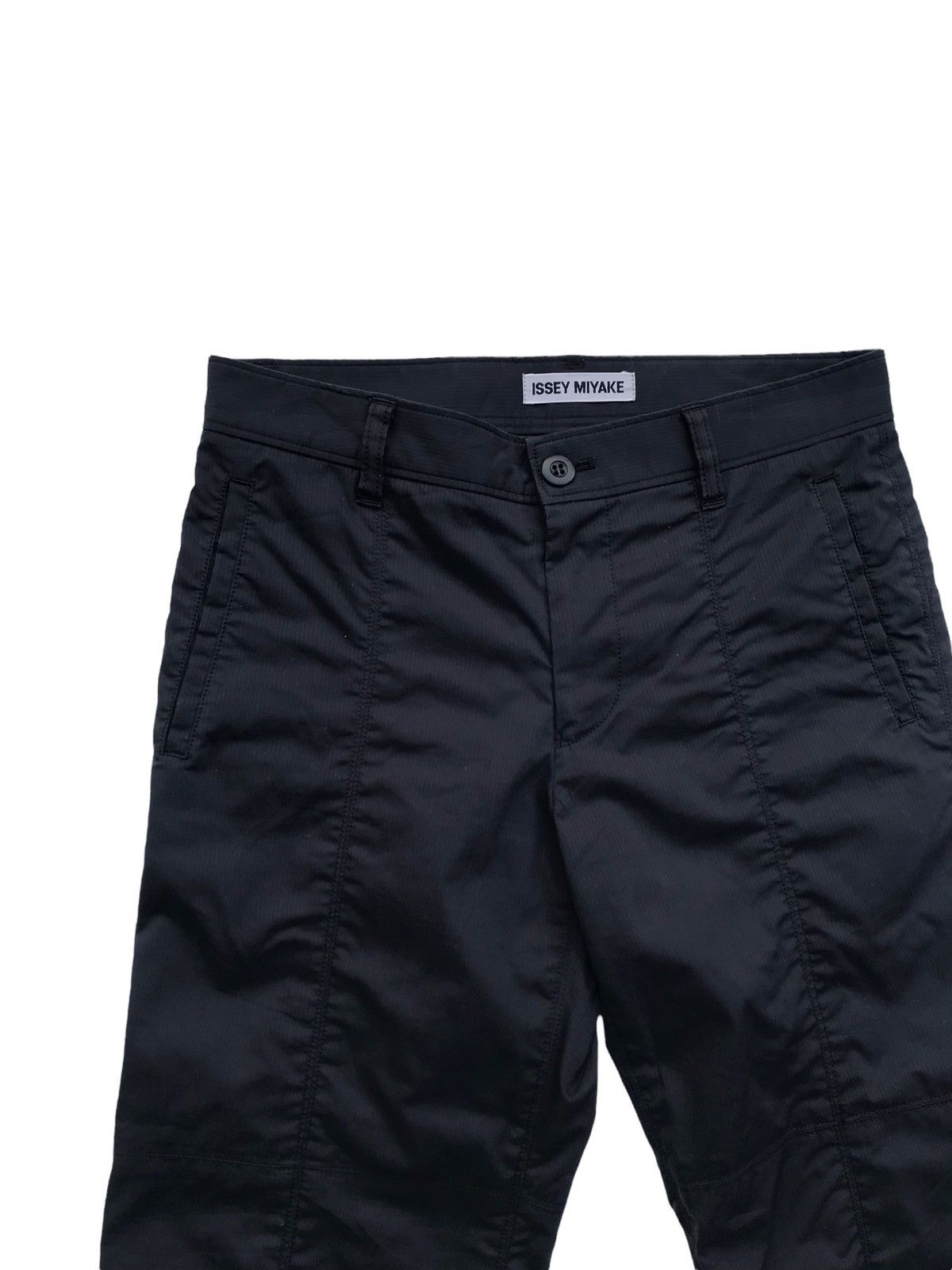 Issey Miyake Issey Miyake 3 Quarter Black Nylon Pants Size US 28 / EU 44 - 2 Thumbnail