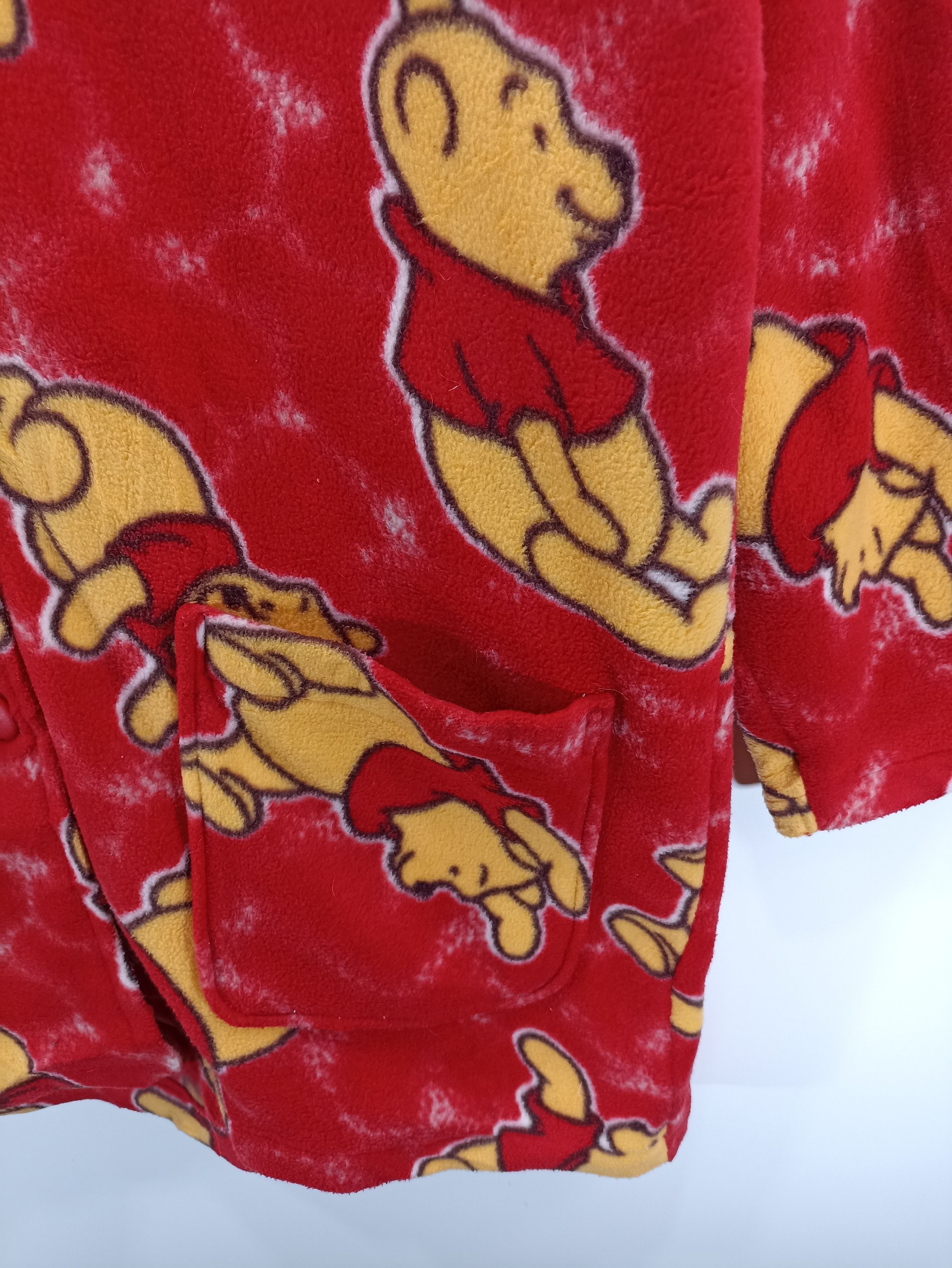 Cartoon Network × Disney × Vintage Vinredtage Erny X Pooh Over Print Button Jacket Fleece Size US M / EU 48-50 / 2 - 3 Thumbnail