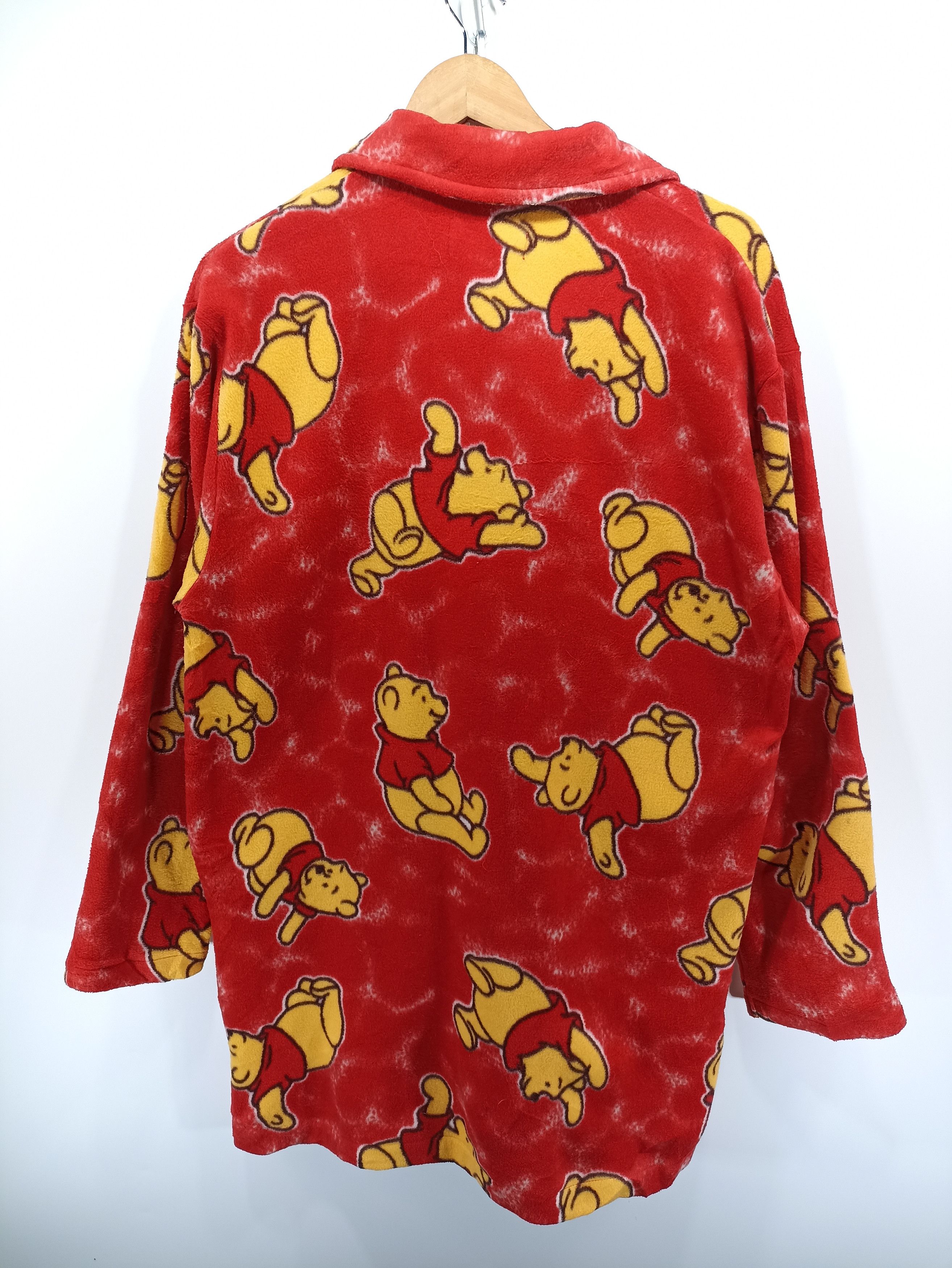 Cartoon Network × Disney × Vintage Vinredtage Erny X Pooh Over Print Button Jacket Fleece Size US M / EU 48-50 / 2 - 4 Thumbnail