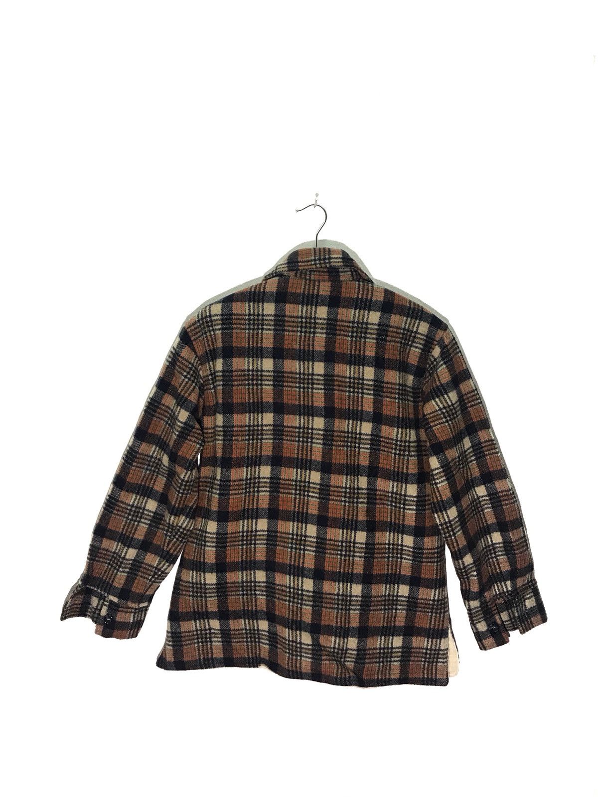 Japanese Brand Japanese Brand Big Sunday Winter Wool Plaid Shirt Size US S / EU 44-46 / 1 - 2 Thumbnail