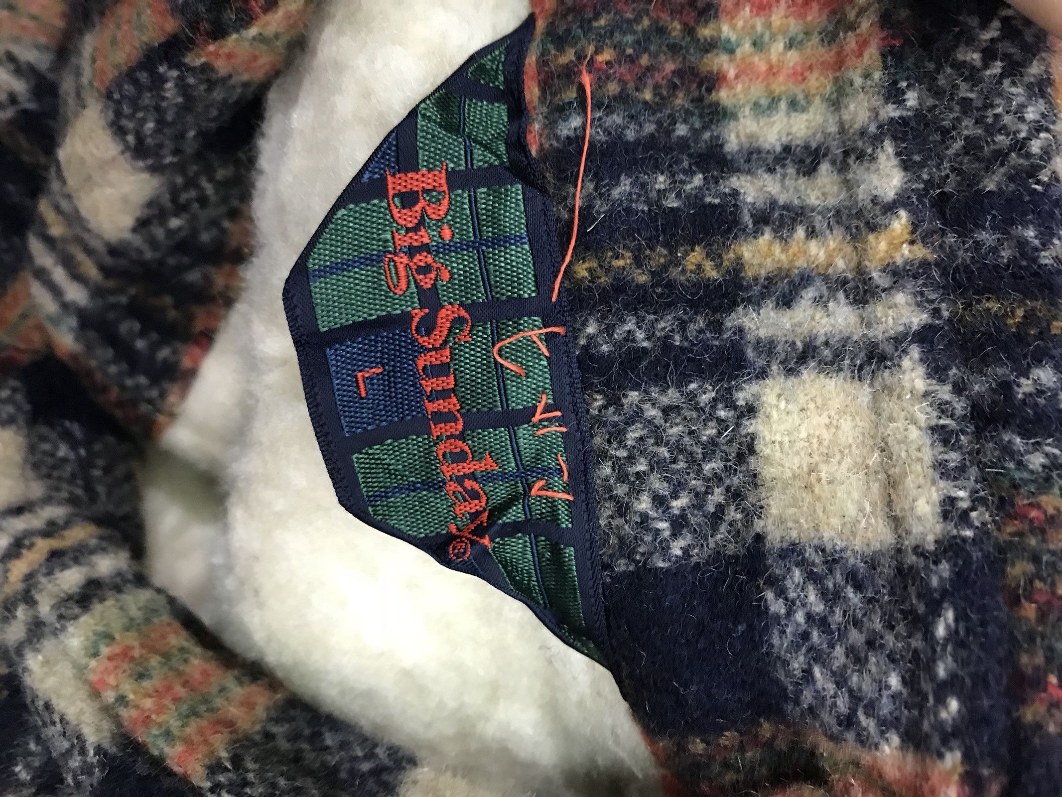 Japanese Brand Japanese Brand Big Sunday Winter Wool Plaid Shirt Size US S / EU 44-46 / 1 - 5 Thumbnail