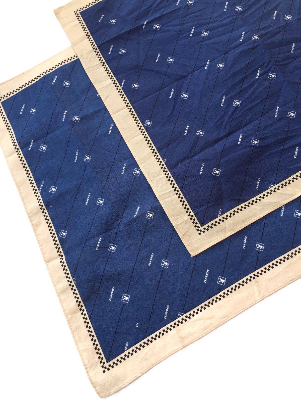 Playboy 2 PCS PLAYBOY COTTON BANDANA / HANDKERCHIEF Size ONE SIZE - 3 Thumbnail