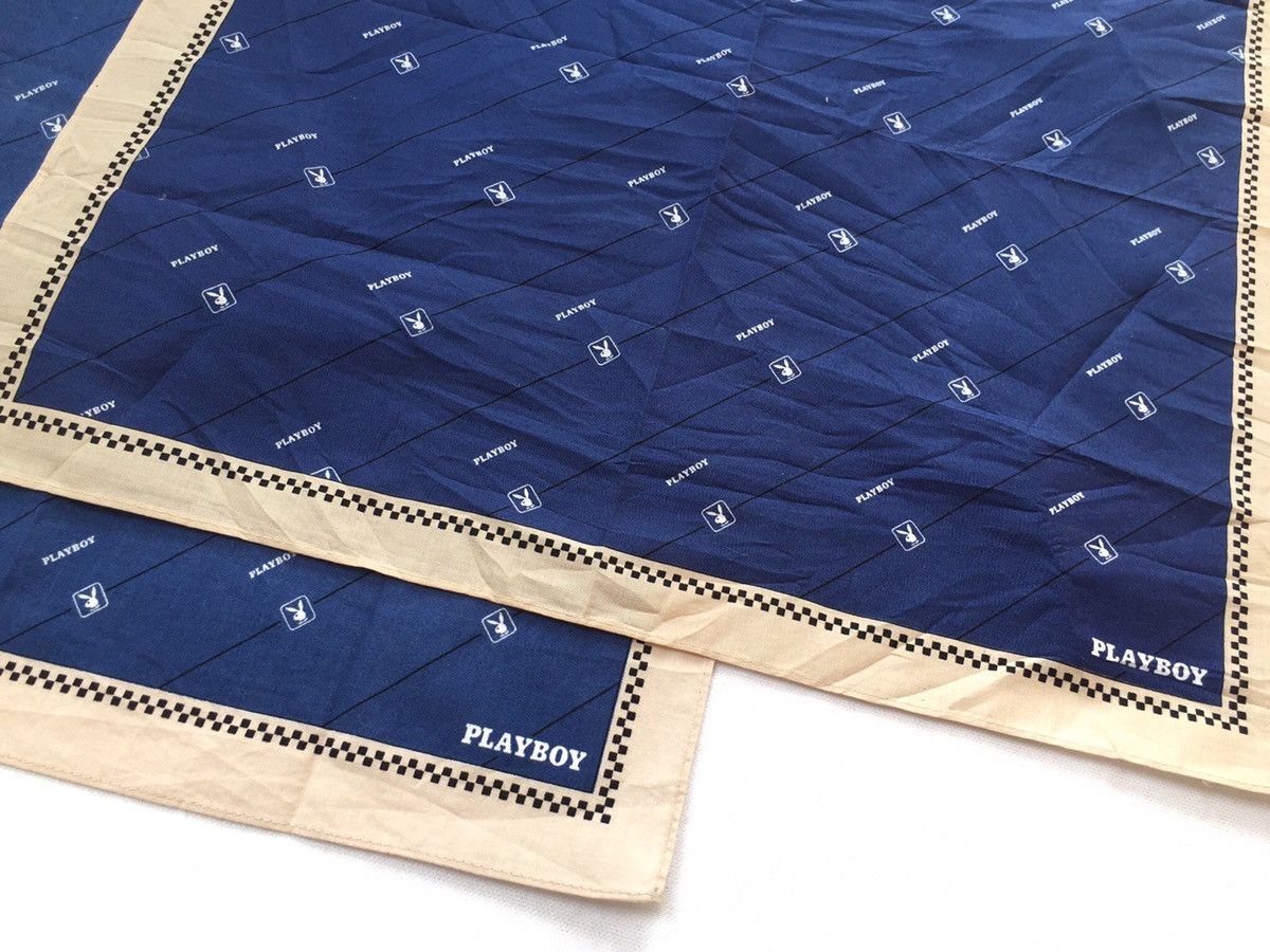 Playboy 2 PCS PLAYBOY COTTON BANDANA / HANDKERCHIEF Size ONE SIZE - 4 Thumbnail