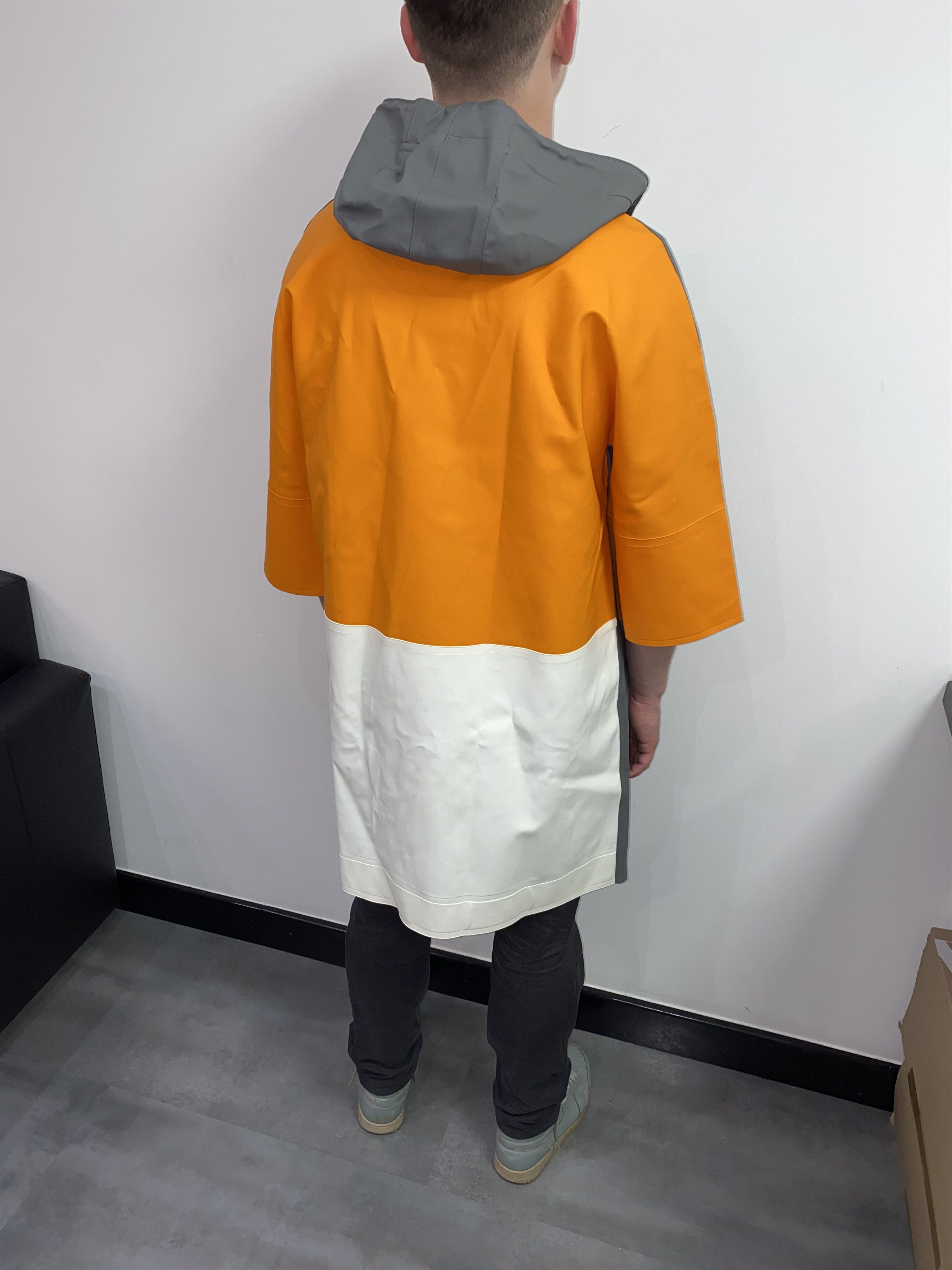 Marni !DS! Marni X Stutterheim Shortsleeve Hooded Raincoat Size US L / EU 52-54 / 3 - 4 Thumbnail