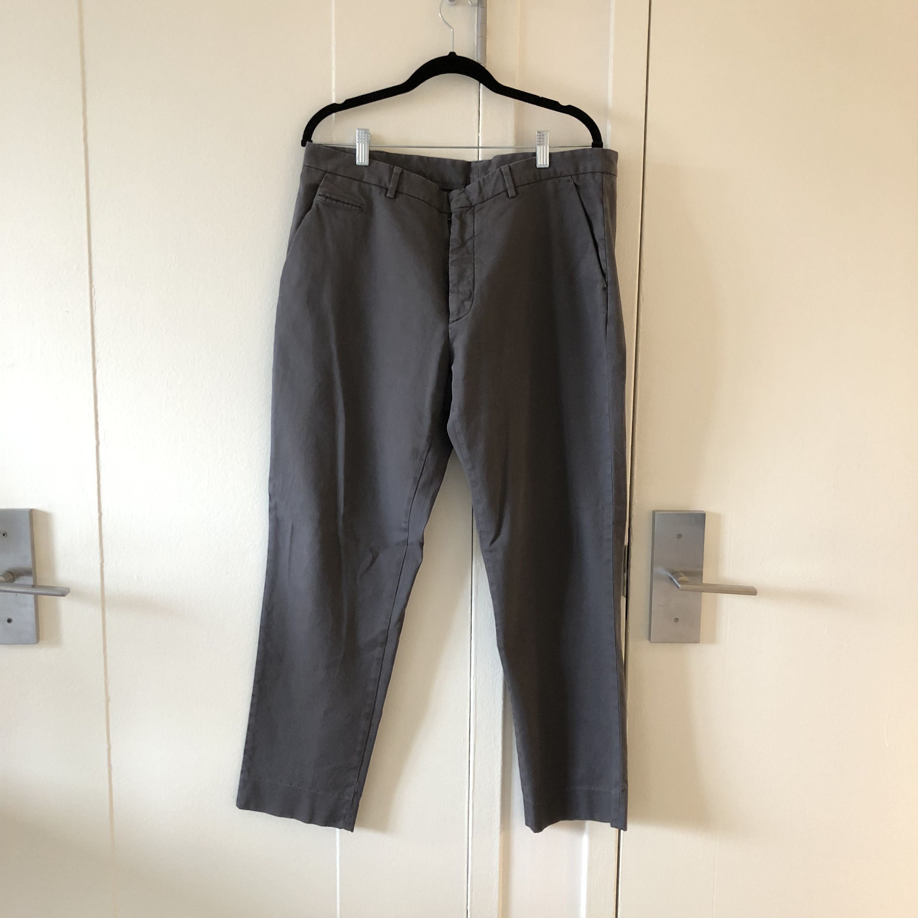 image of Maison Margiela Trousers in Grey, Men's (Size 36)