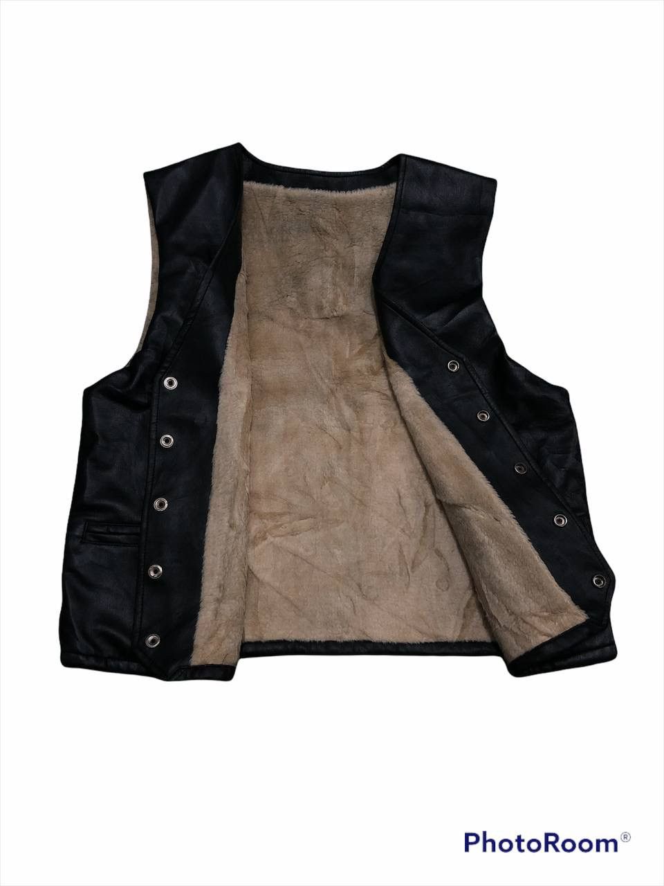 Japanese Brand × Vintage Black Leathers Vest Style Comme des garcon Size US M / EU 48-50 / 2 - 3 Thumbnail