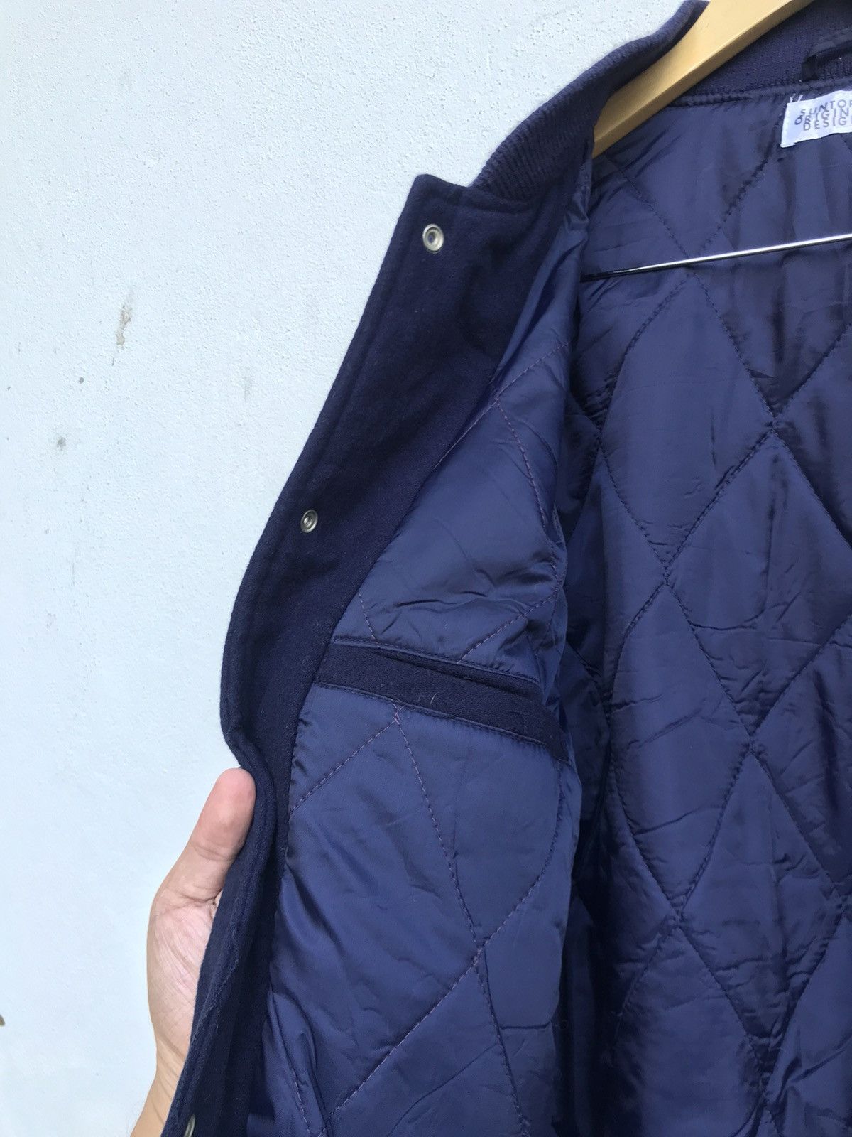 Other Suntory Coffee Boss Synthetic Leather Sleeve Varsity Jacket Size US M / EU 48-50 / 2 - 18 Thumbnail