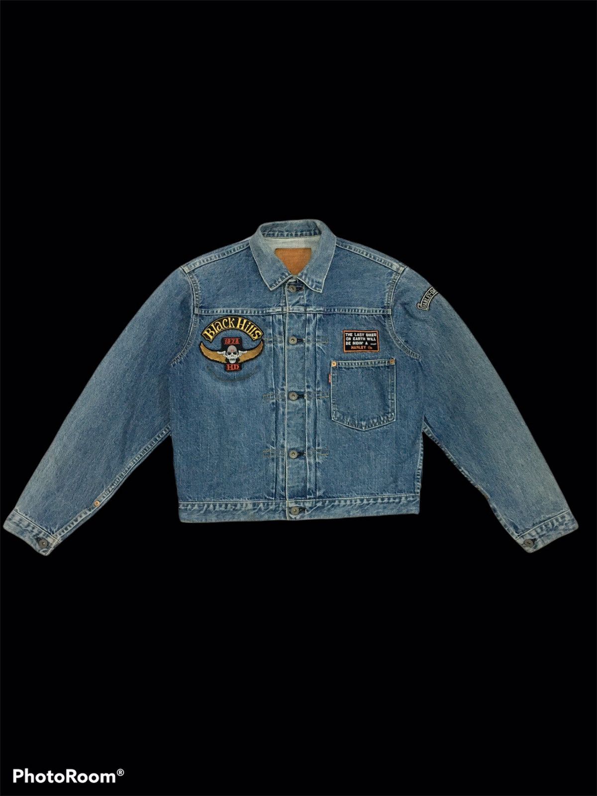 Vintage Levis Big E Jacket Type 1 Salvage Custome Patches