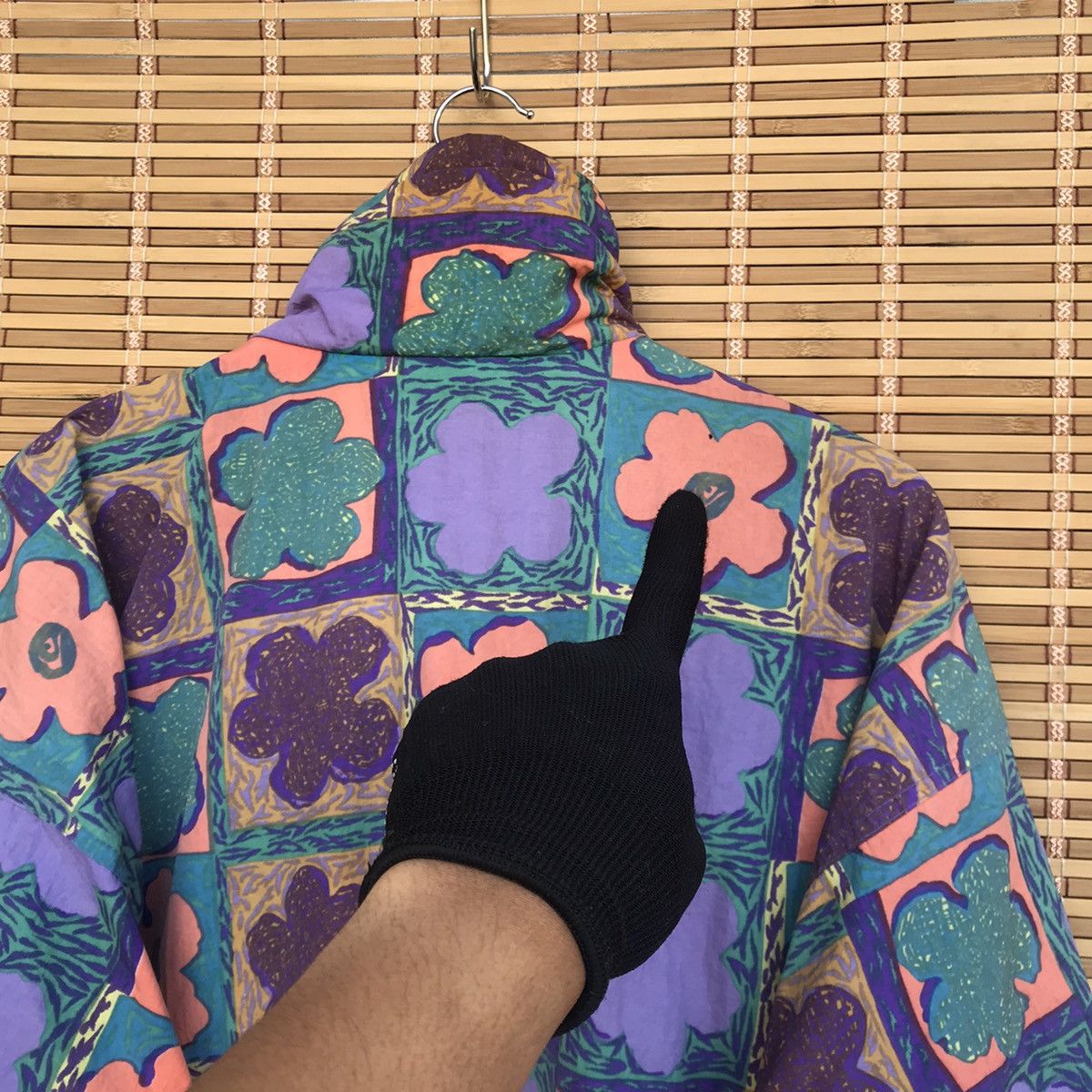 Quicksilver × Vintage Rare Quicksliver Flower anorak vintage jacket S baggy Size US S / EU 44-46 / 1 - 14 Thumbnail