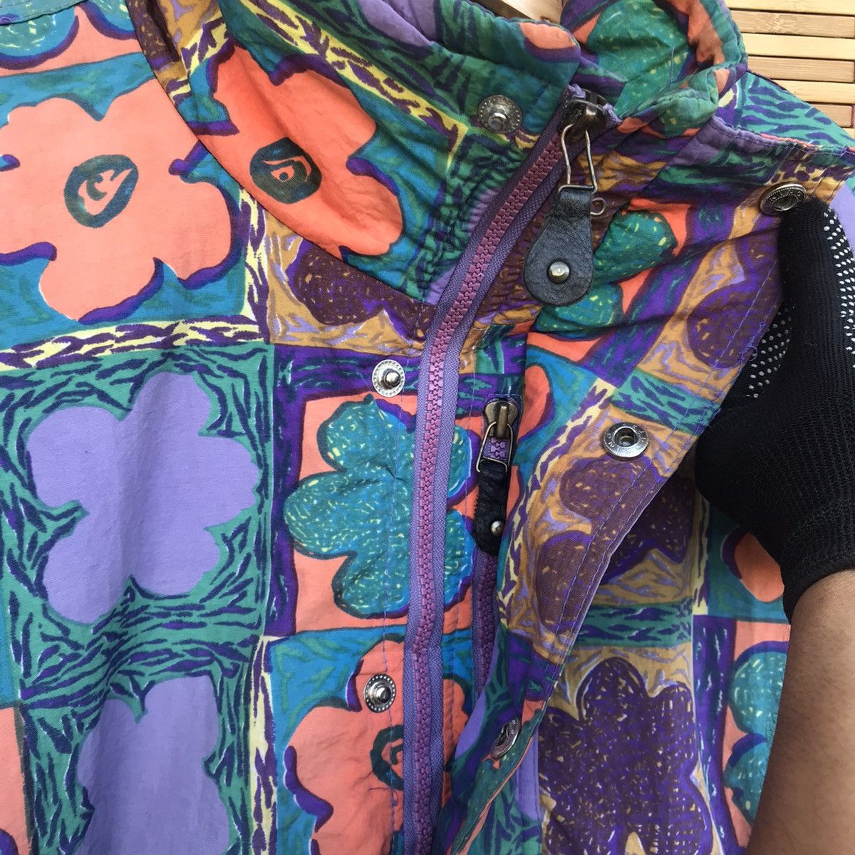 Quicksilver × Vintage Rare Quicksliver Flower anorak vintage jacket S baggy Size US S / EU 44-46 / 1 - 12 Thumbnail