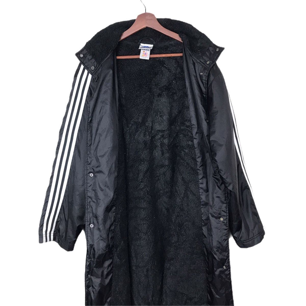 Adidas × Vintage Vintage Adidas long jacket sherpa lined scovill buttom Size US M / EU 48-50 / 2 - 4 Thumbnail