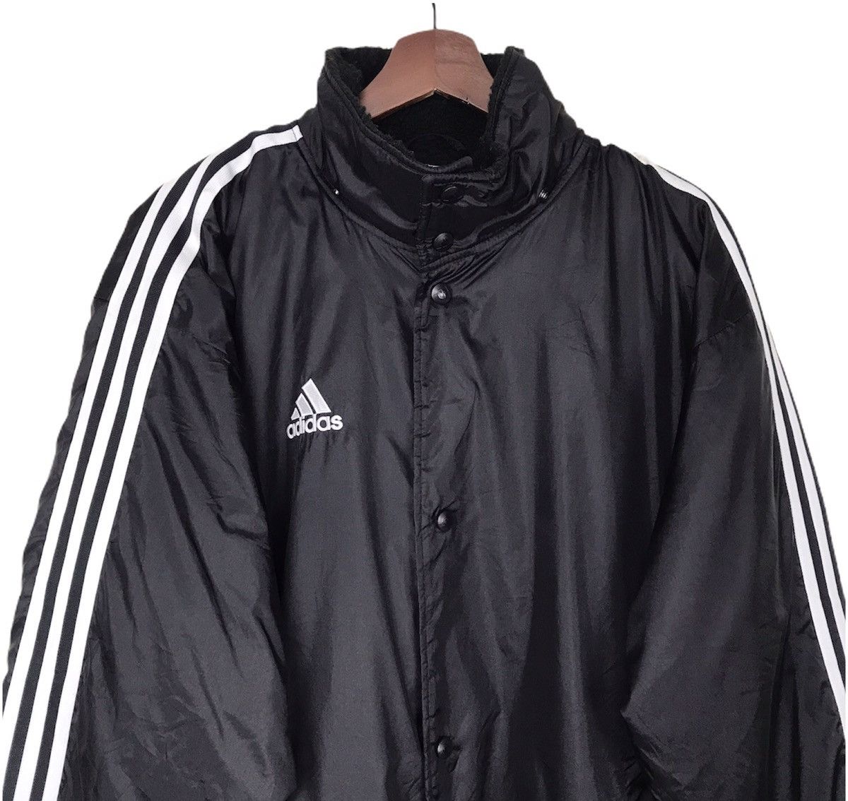 Adidas × Vintage Vintage Adidas long jacket sherpa lined scovill buttom Size US M / EU 48-50 / 2 - 3 Thumbnail