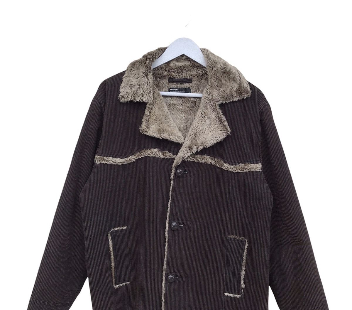 Japanese Brand Japanese brand Moderm sherpa deconstructed jacket pocket Size US L / EU 52-54 / 3 - 3 Thumbnail