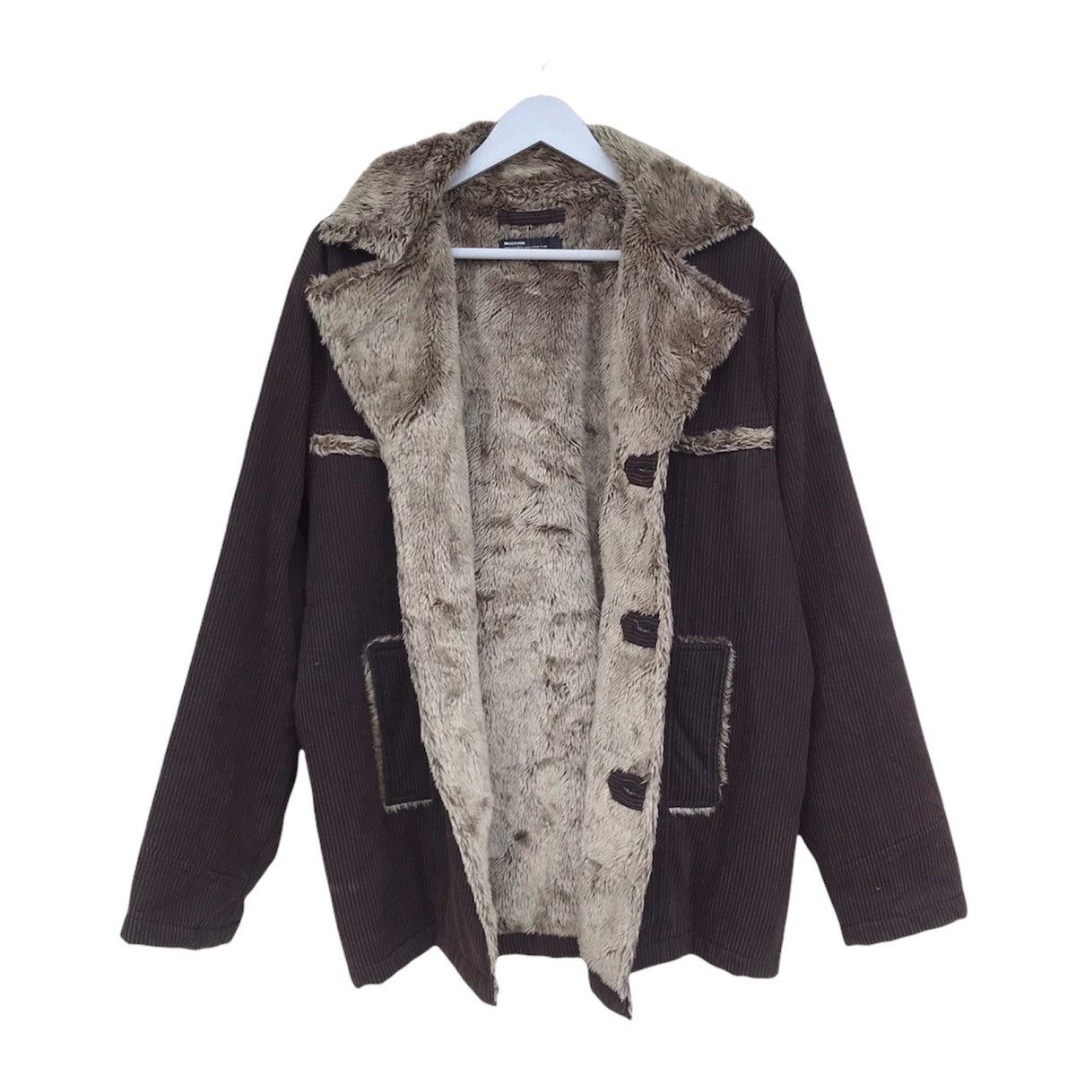 Japanese Brand Japanese brand Moderm sherpa deconstructed jacket pocket Size US L / EU 52-54 / 3 - 2 Thumbnail