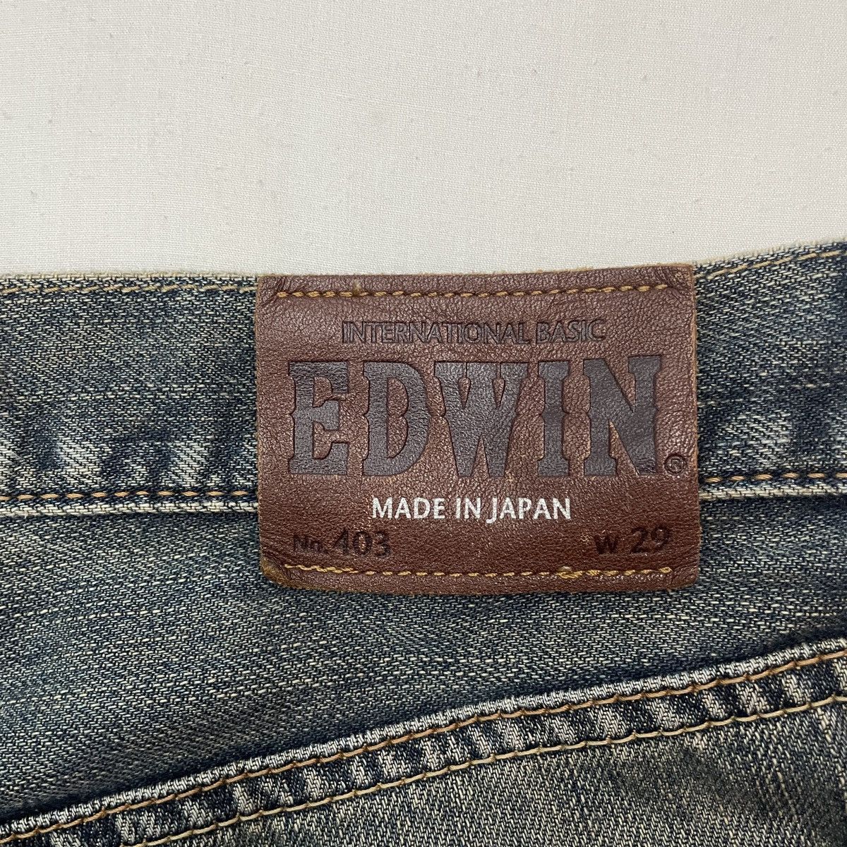 Japanese Brand Vintage Japanese Rusty Wash Denim Pants Made in Japan W29 Size US 29 - 9 Thumbnail