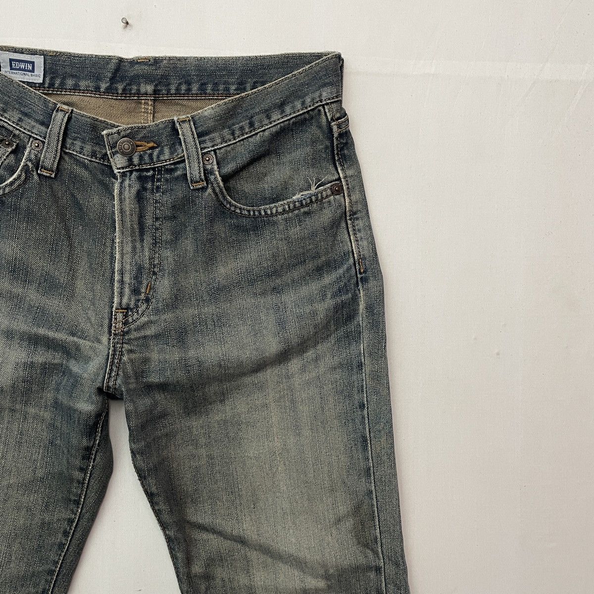Japanese Brand Vintage Japanese Rusty Wash Denim Pants Made in Japan W29 Size US 29 - 2 Thumbnail