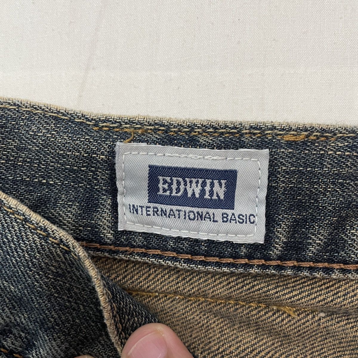 Japanese Brand Vintage Japanese Rusty Wash Denim Pants Made in Japan W29 Size US 29 - 7 Thumbnail