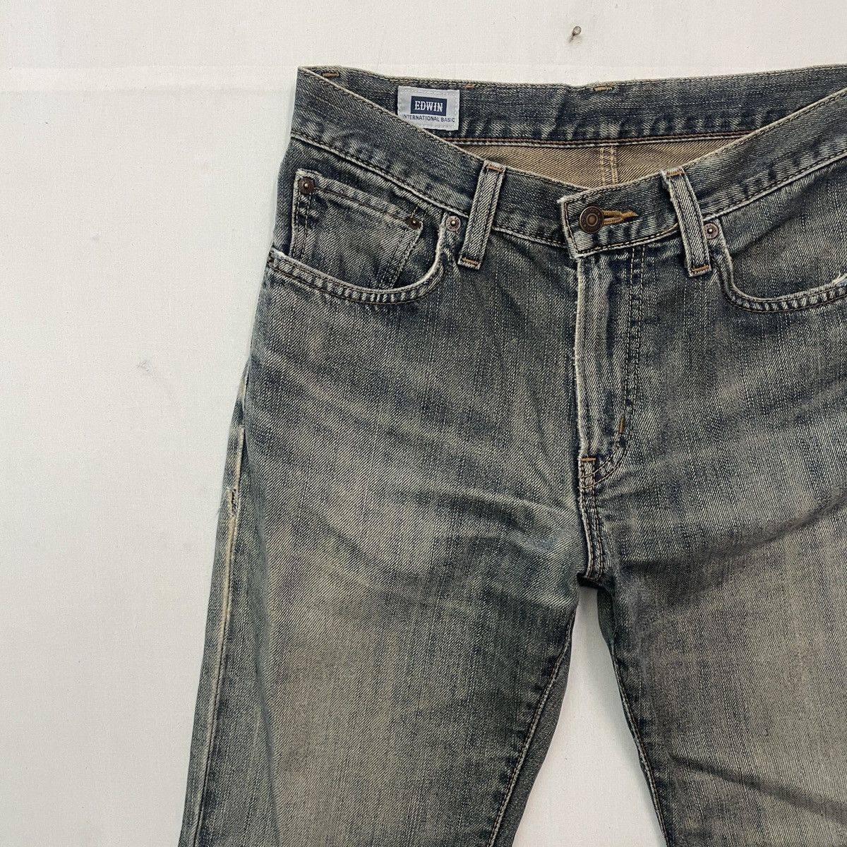 Japanese Brand Vintage Japanese Rusty Wash Denim Pants Made in Japan W29 Size US 29 - 3 Thumbnail