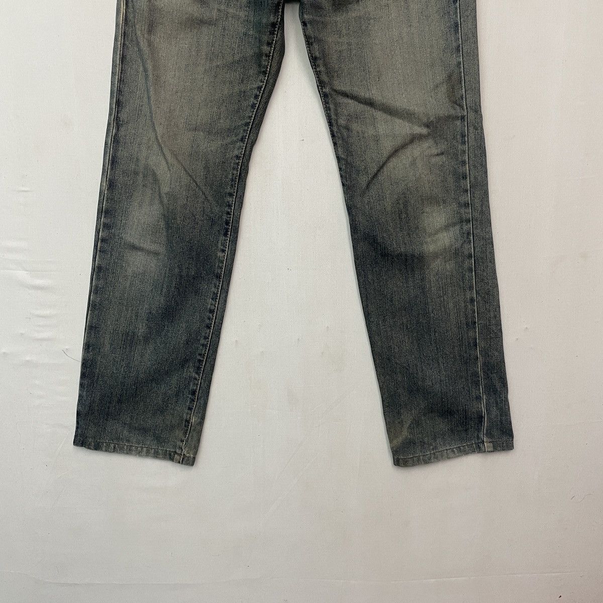 Japanese Brand Vintage Japanese Rusty Wash Denim Pants Made in Japan W29 Size US 29 - 5 Thumbnail