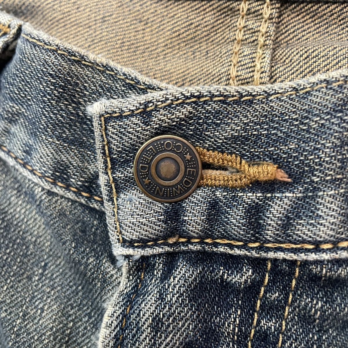Japanese Brand Vintage Japanese Rusty Wash Denim Pants Made in Japan W29 Size US 29 - 6 Thumbnail
