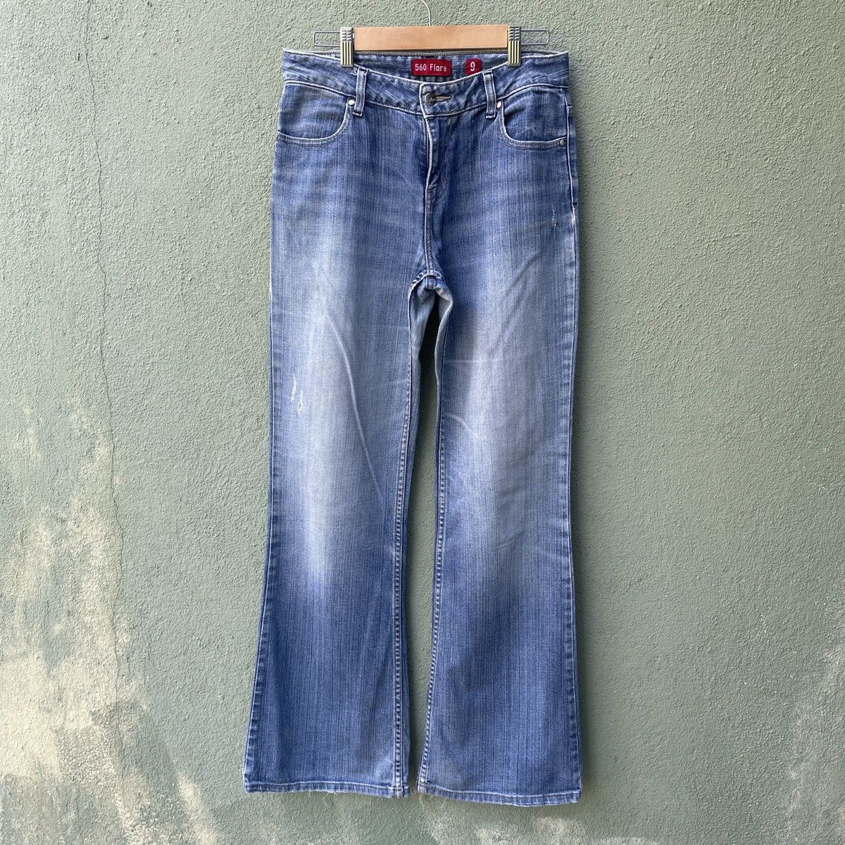 Levi's Vintage LEVI’S 560 FLARE Distress Denim Faded Pants Size US 29 - 1 Thumbnail