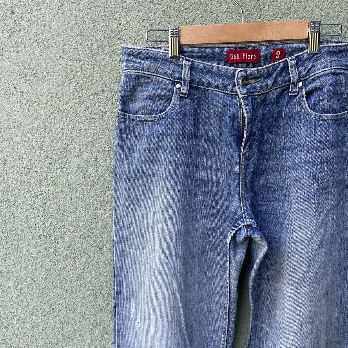 Levi's Vintage LEVI’S 560 FLARE Distress Denim Faded Pants Size US 29 - 3 Thumbnail