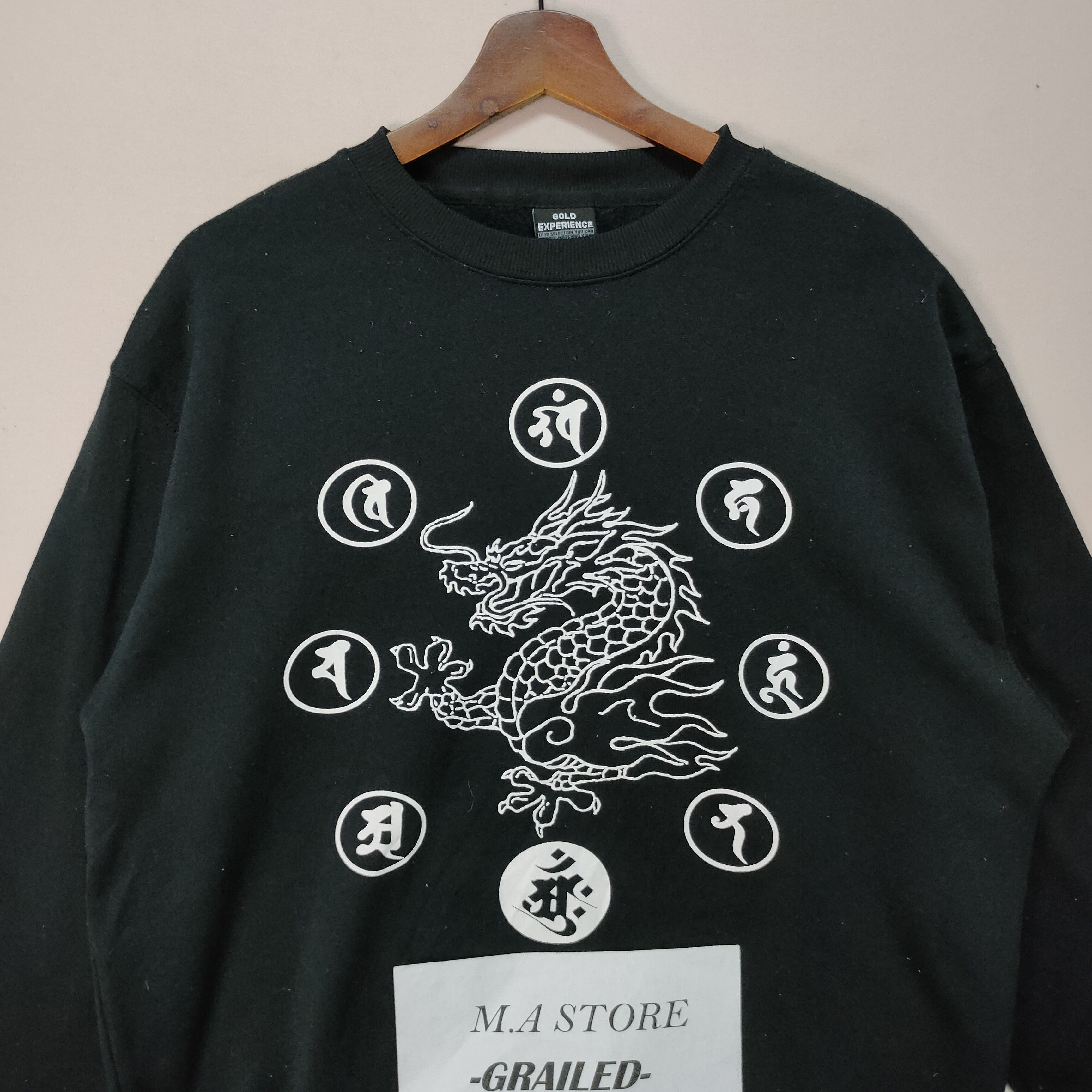 Japanese Brand Vintage Gold Experience dragon logo sweatshirt Size US XL / EU 56 / 4 - 2 Thumbnail