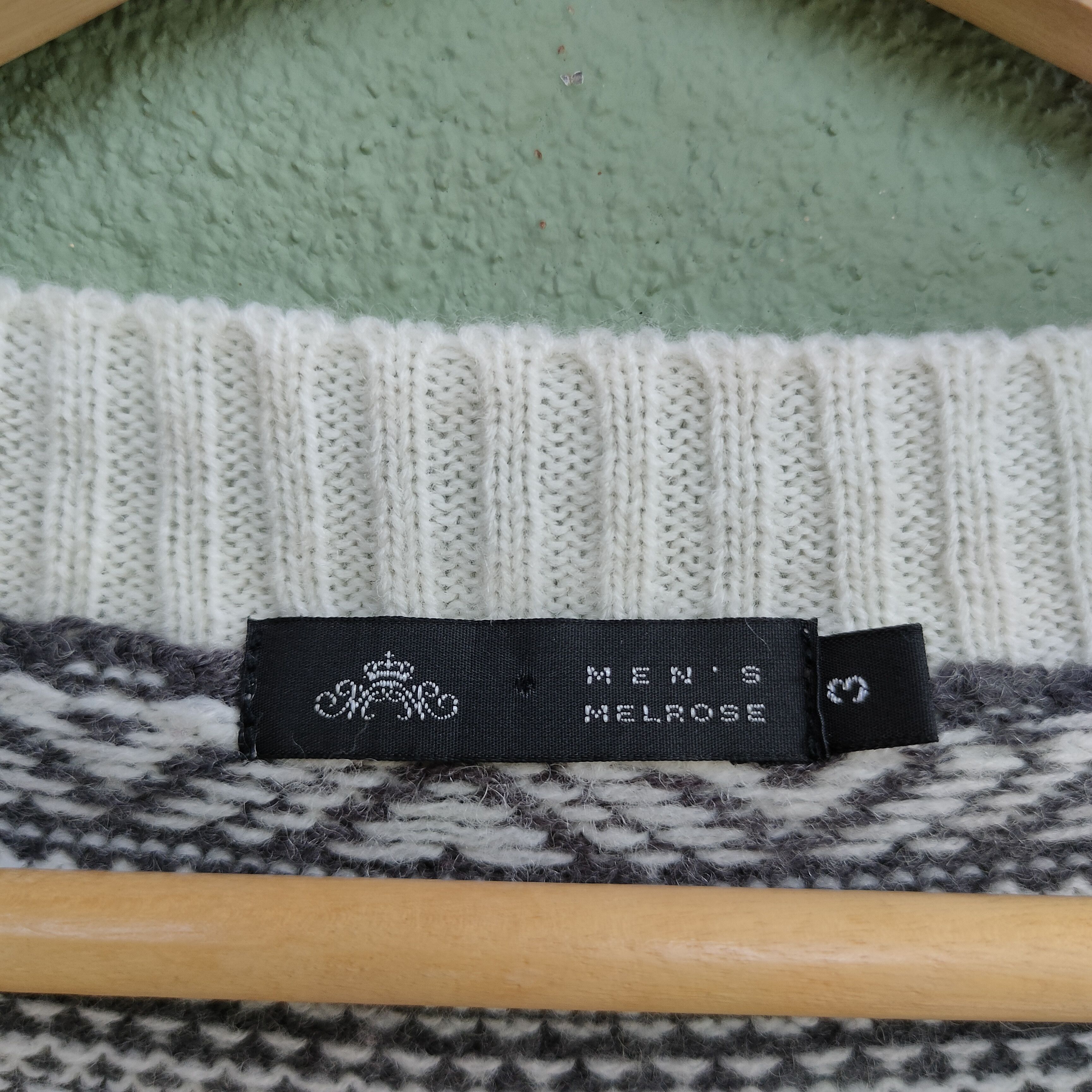 Aran Isles Knitwear Vintage MEN’S MELROSE Full Print Cardigan Knitwear Size US M / EU 48-50 / 2 - 8 Thumbnail