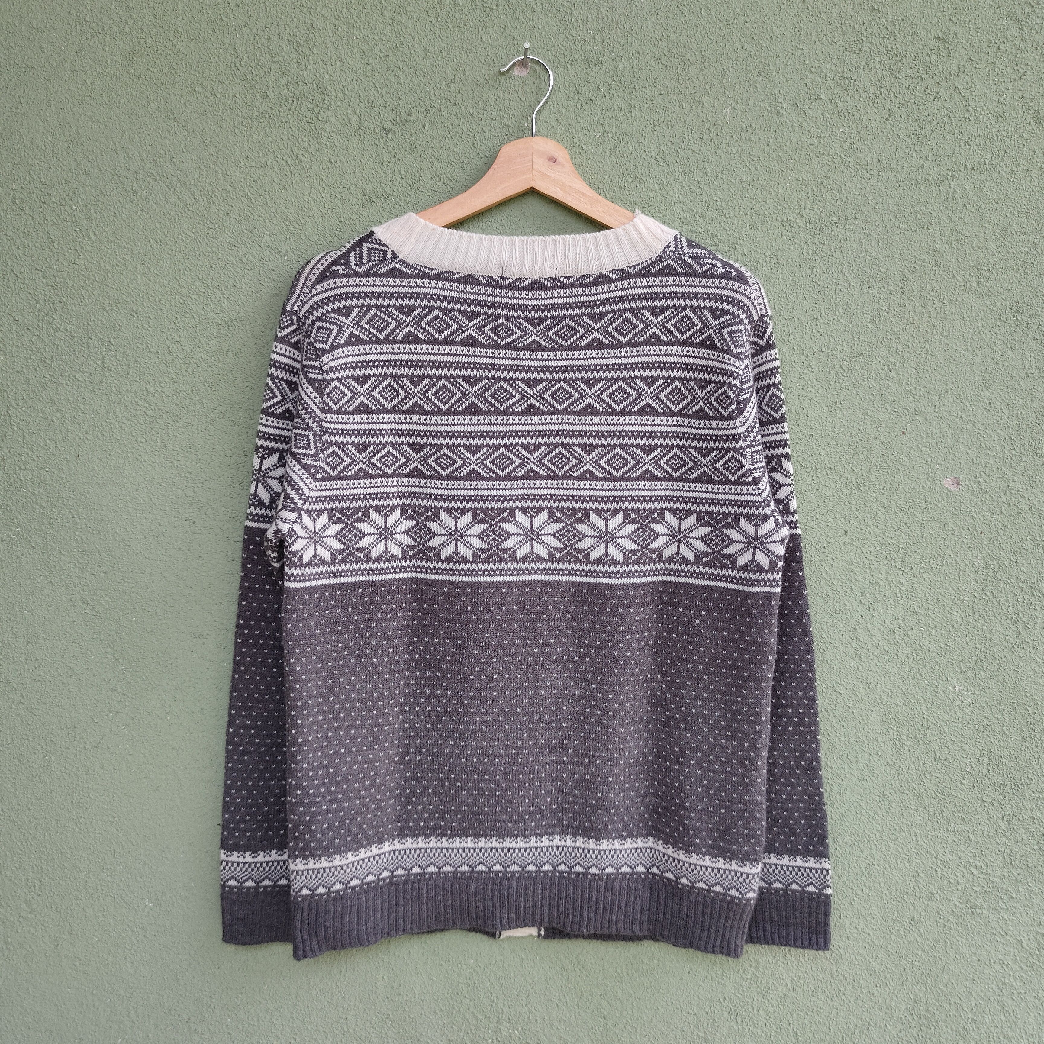 Aran Isles Knitwear Vintage MEN’S MELROSE Full Print Cardigan Knitwear Size US M / EU 48-50 / 2 - 12 Thumbnail
