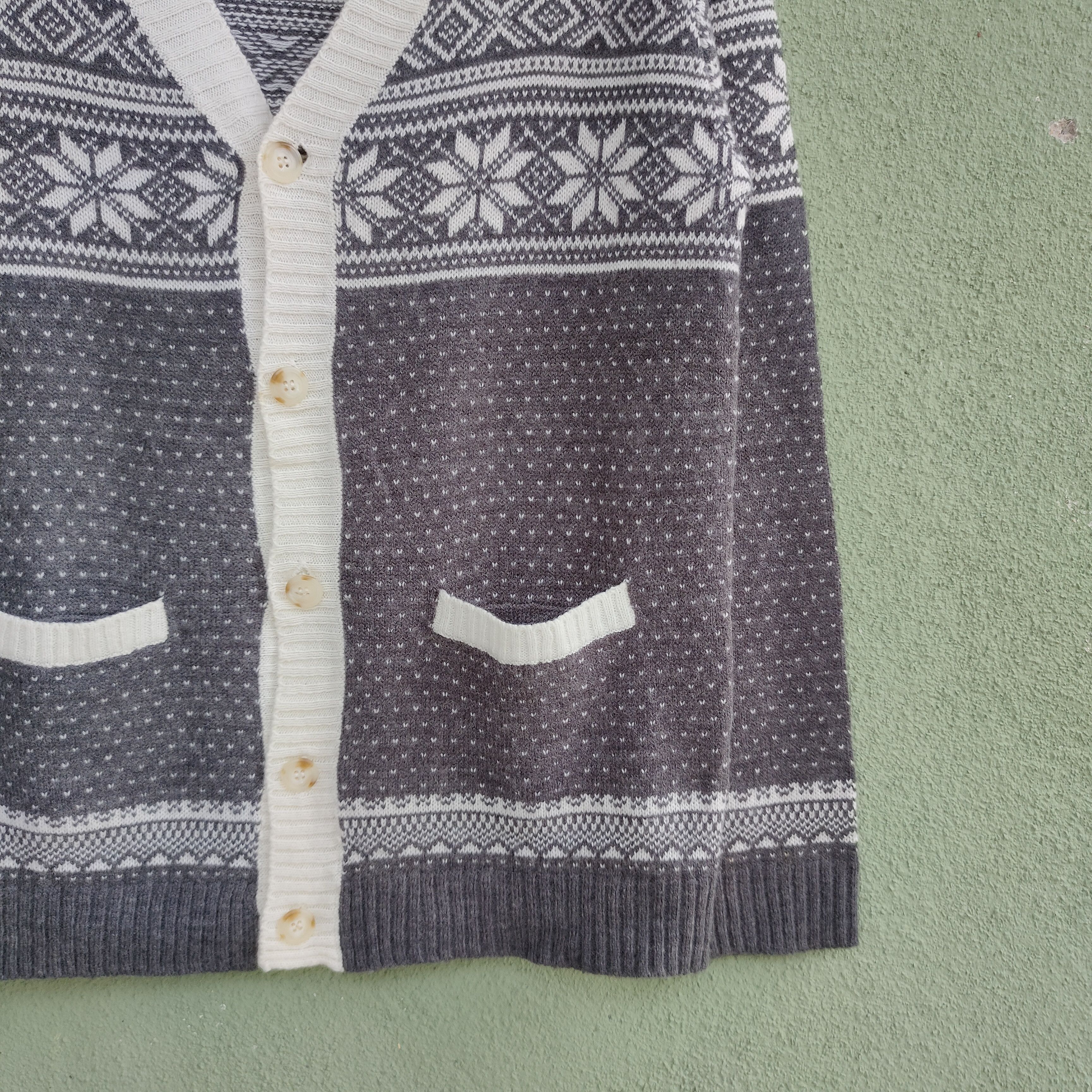 Aran Isles Knitwear Vintage MEN’S MELROSE Full Print Cardigan Knitwear Size US M / EU 48-50 / 2 - 3 Thumbnail